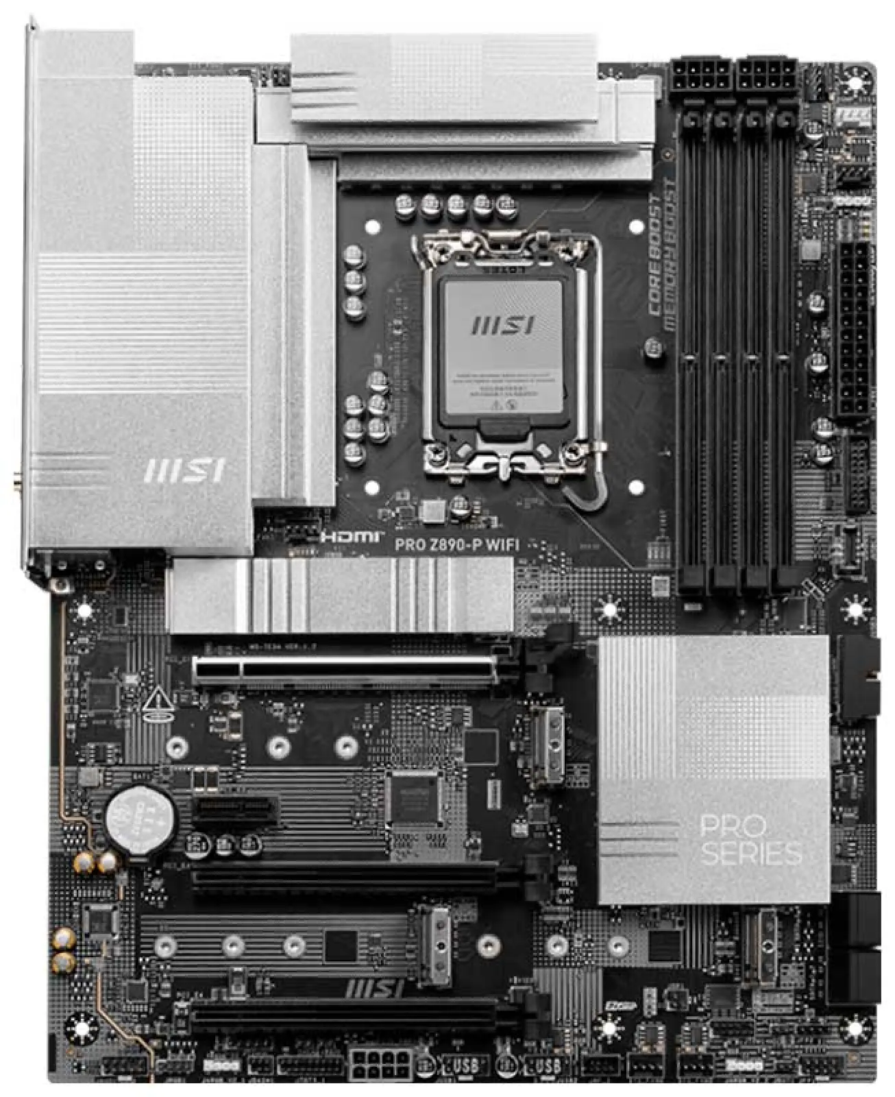 Материнская плата MSI PRO Z890-P WIFI (LGA1851, ATX)