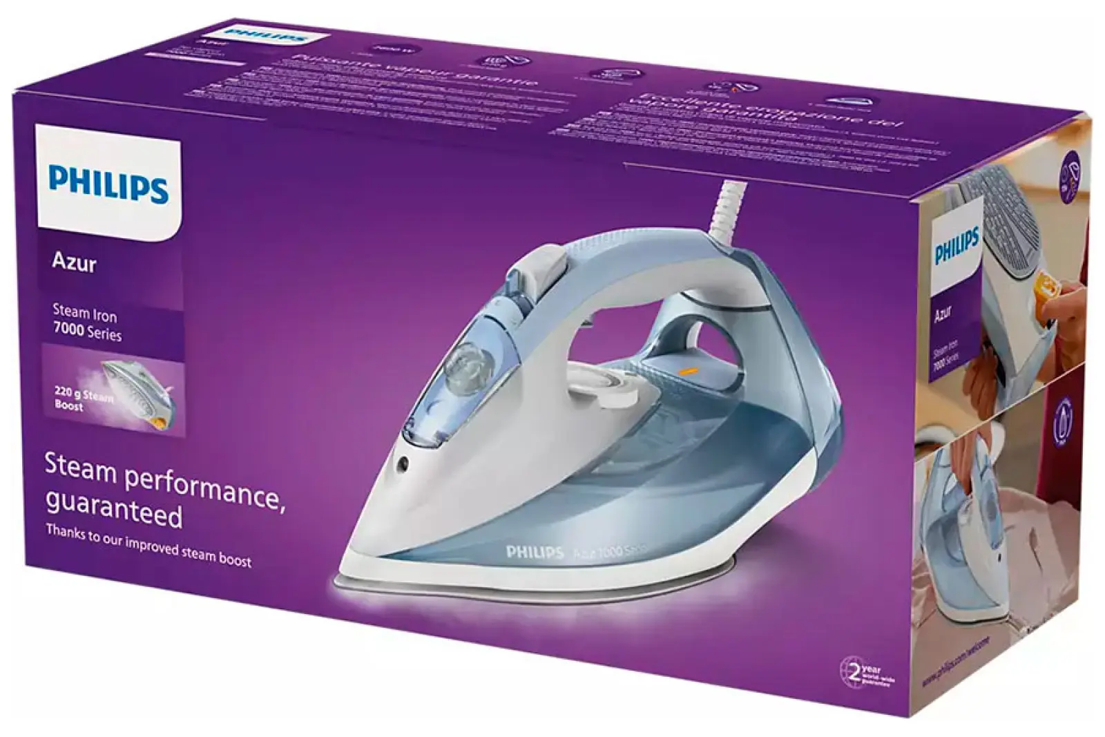 Утюг Philips DST7011/20, голубой
