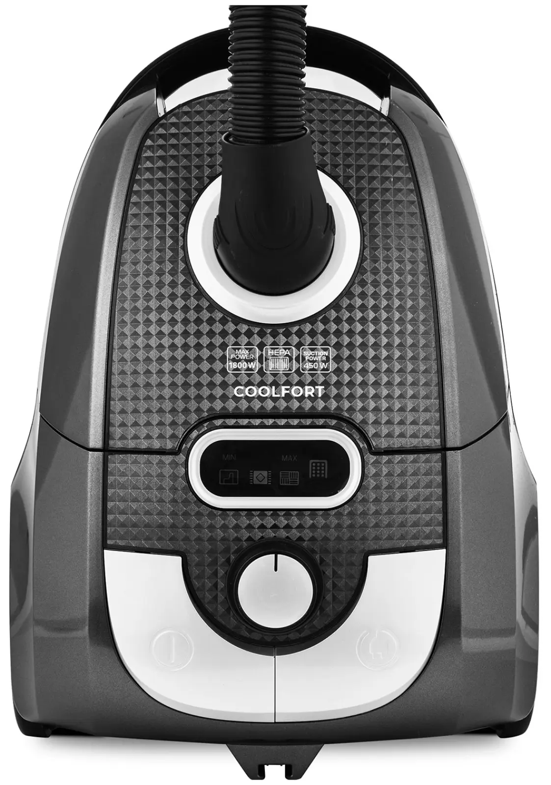 Пылесос напольный Coolfort CF-3041, серый/черный