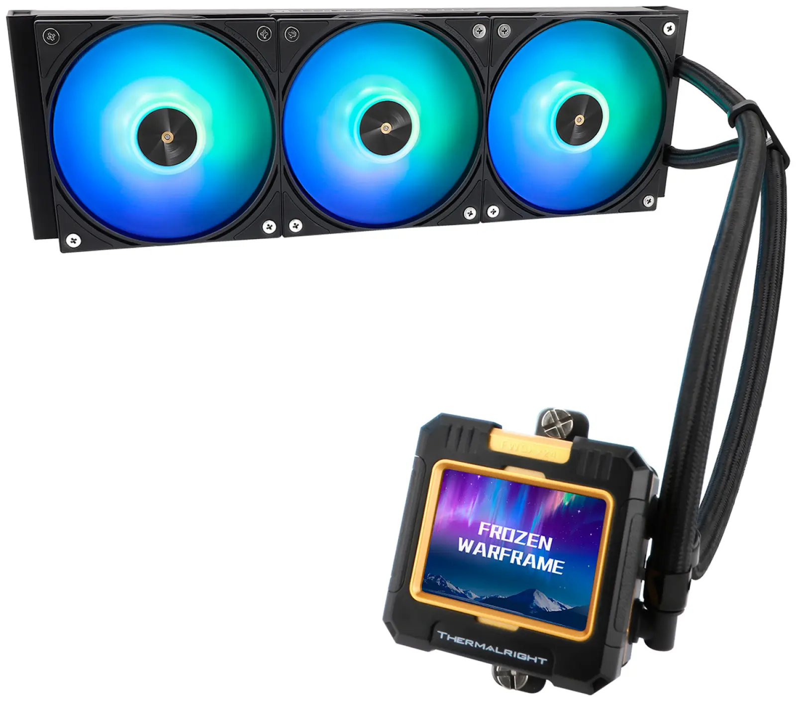 СЖО для процессоров Thermalright Frozen Warframe 360 Black ARGB (F-WFRAME-360-BL-ARGB)