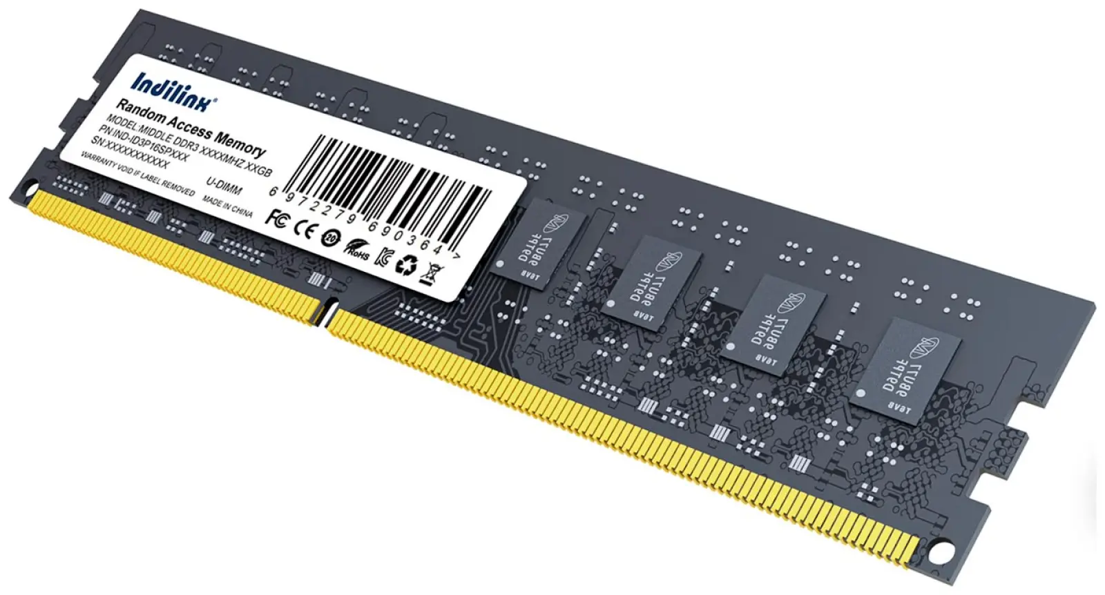 Оперативная память Indilinx DDR3 8GB 1600MHz (IND-ID3P16SP08X)