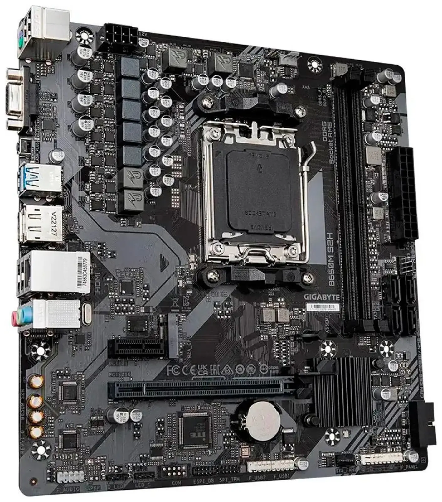 Материнская плата Gigabyte B650M S2H (AM5, mATX)