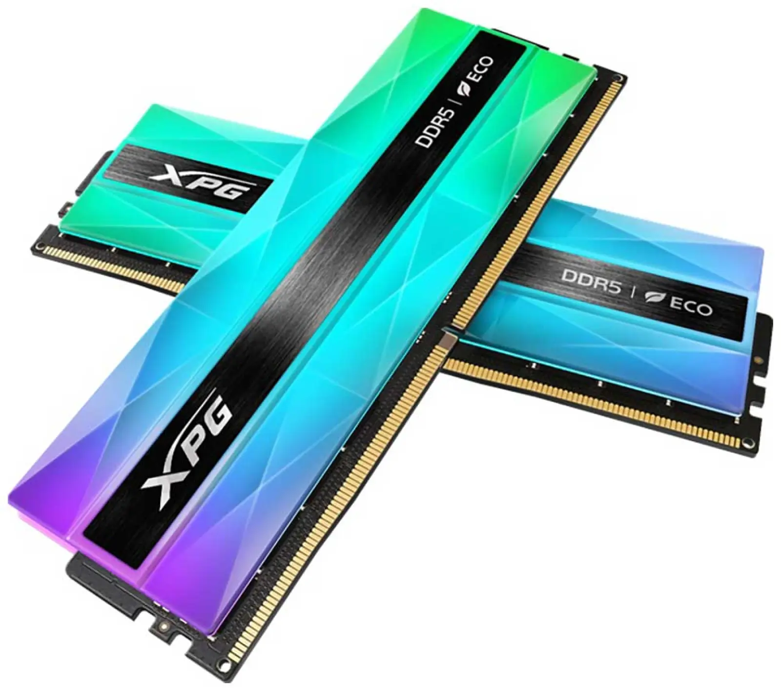 Оперативная память Adata DDR5 32GB (2x16GB) 7200MHz Lancer Neon RGB (AX5U7200C3416G-DCLANRSG)
