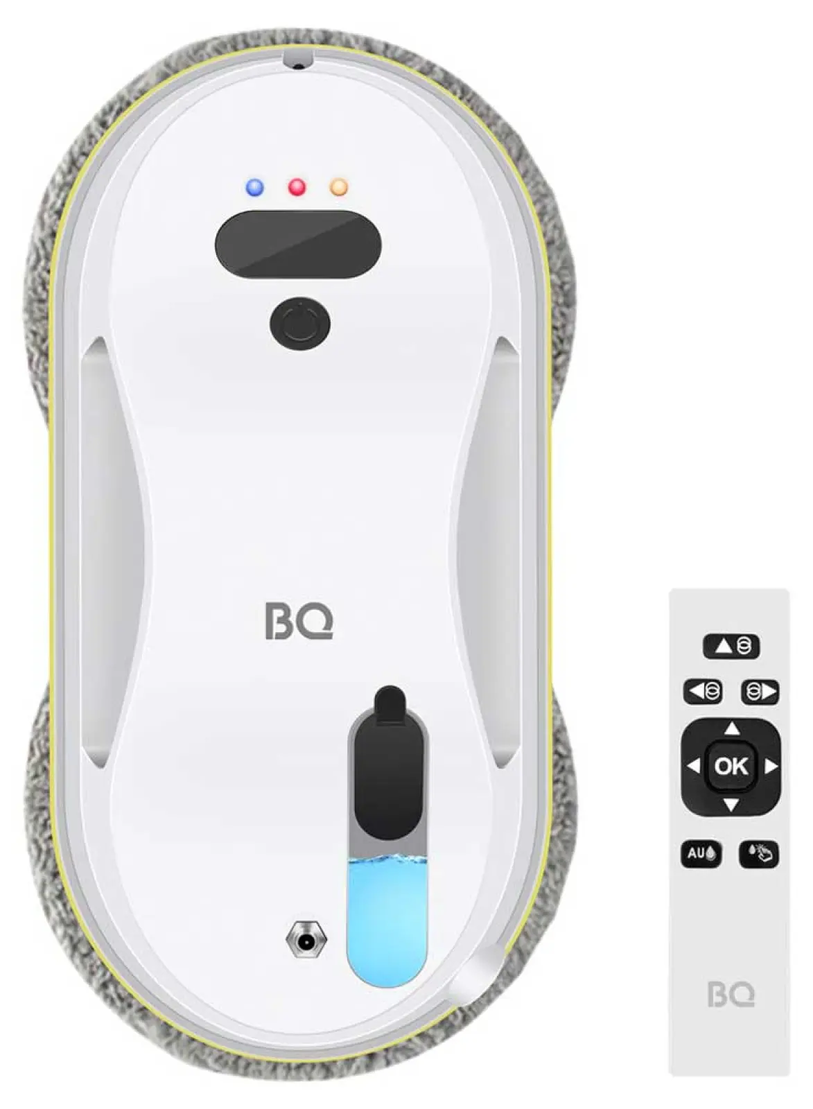Робот-мойщик окон BQ WR200S Белый, емкость аккумулятора 500 мАч, пульт ду