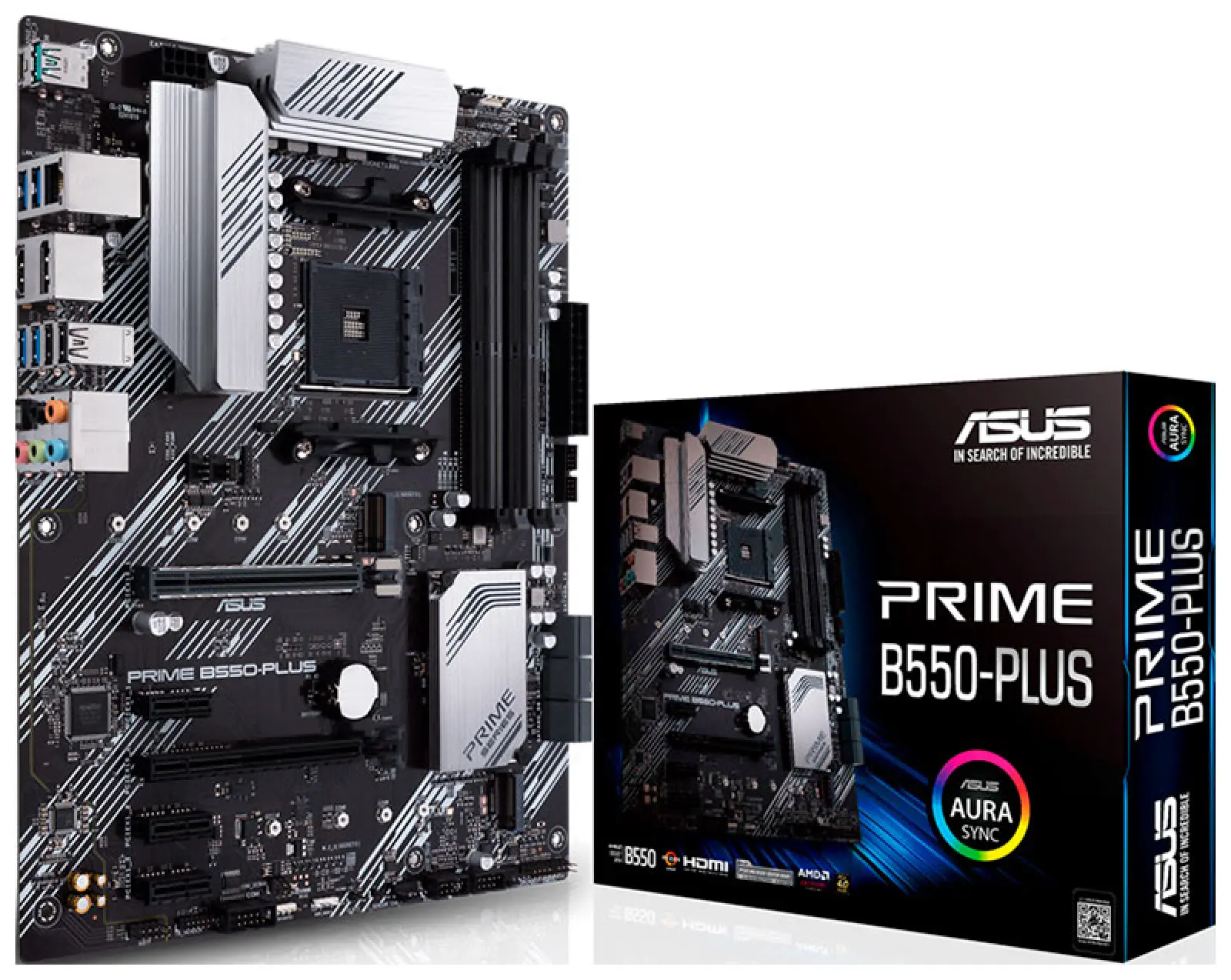 Материнская плата Asus PRIME B550-PLUS (AM4, ATX)