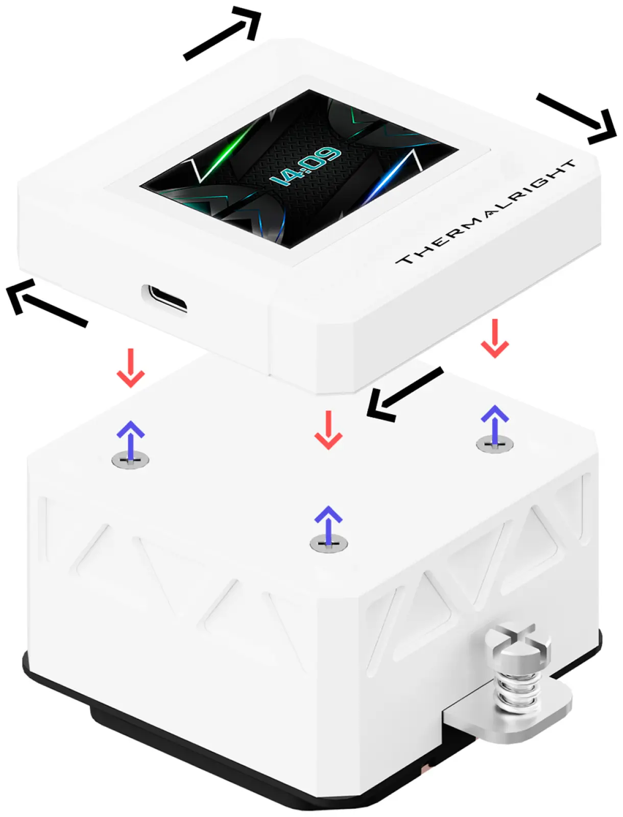 СЖО для процессоров Thermalright Frozen Warframe SE 360 ARGB White (F-WFRAME-SE-360-ARGB-WH)