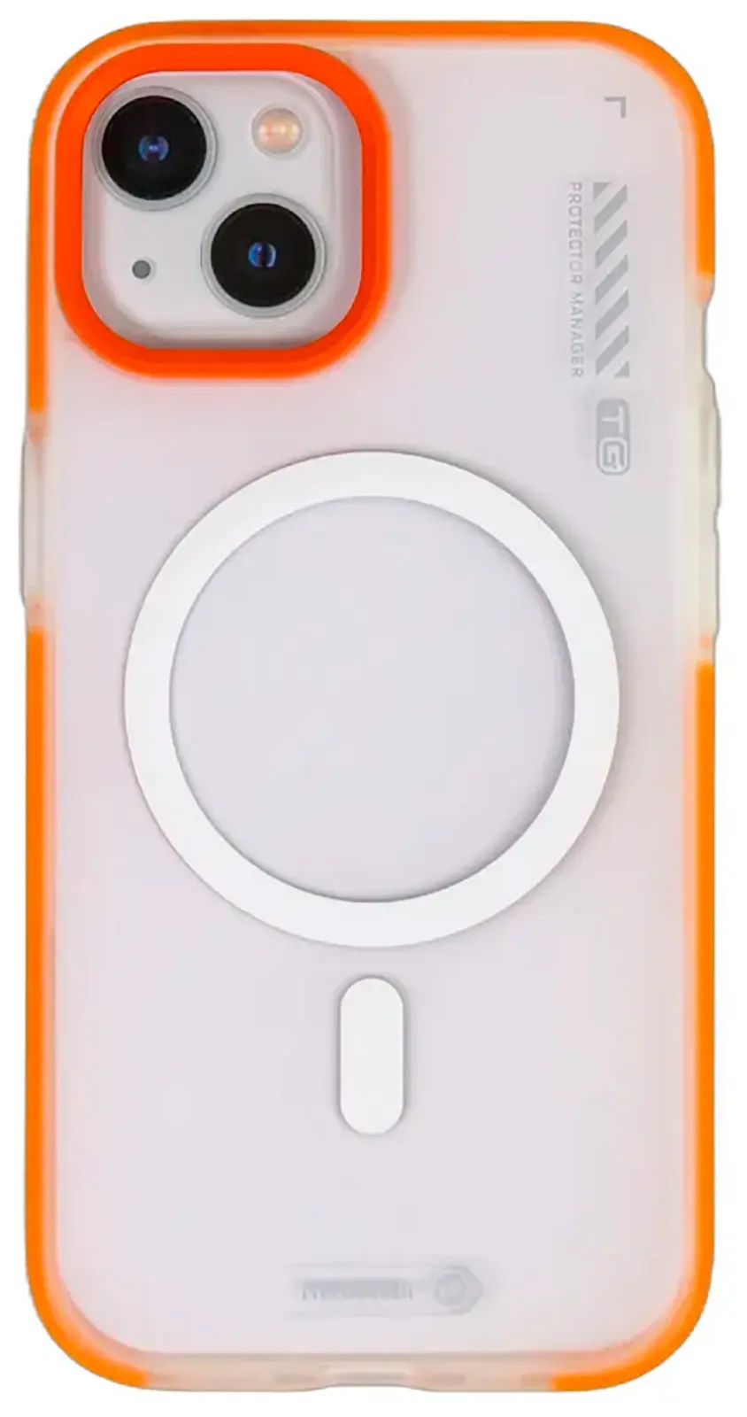 Чехол с магнитным покрытием Type Gorilla Dual Color iPhone15, Orange-red (BL-T46-iP15-DC-OR-R)