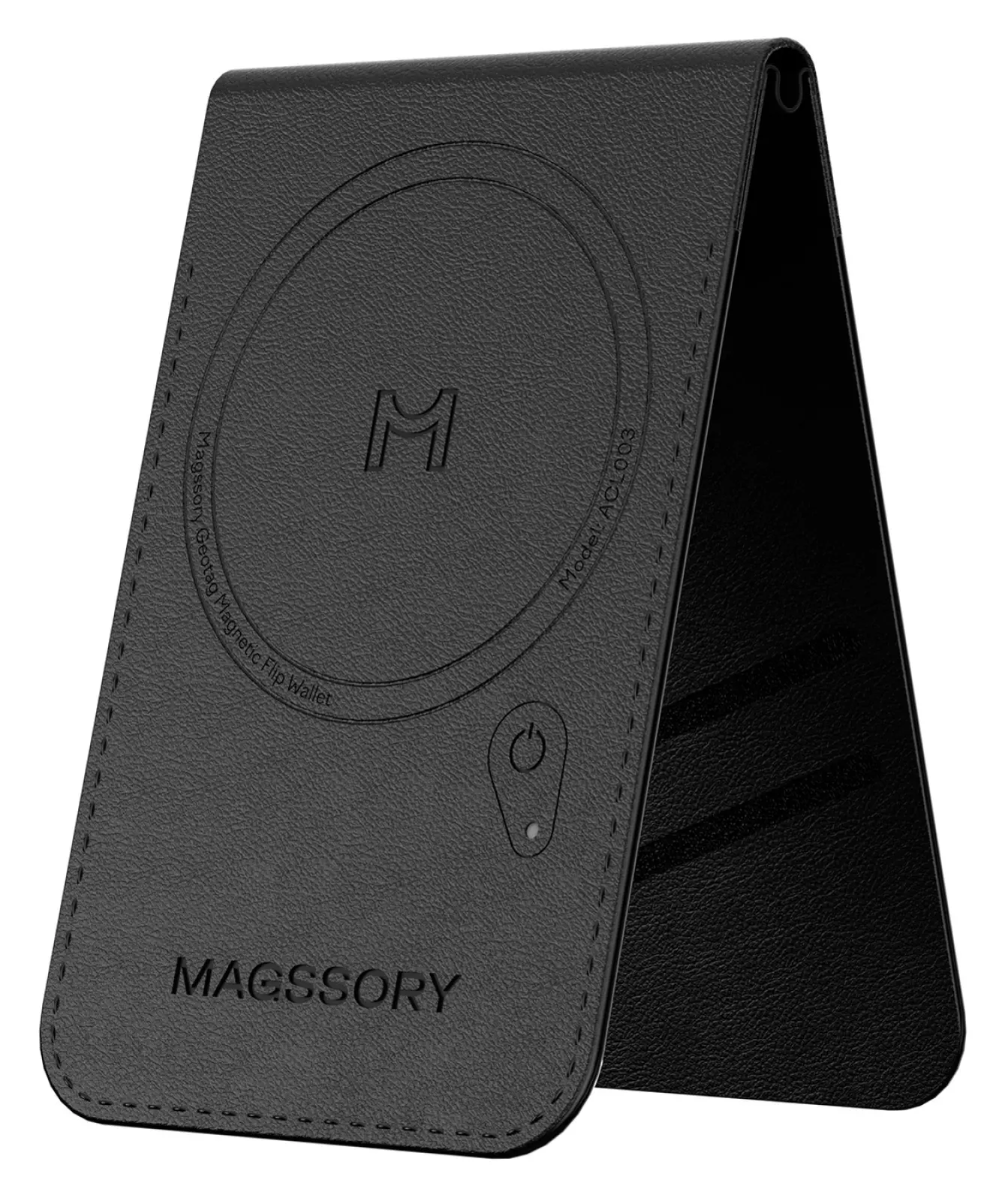 Кошелек-кардхолдер Magssory Geotag Magnetic Flip Wallet, совместимый с MagSafe и Find My, midnight (ACL003)