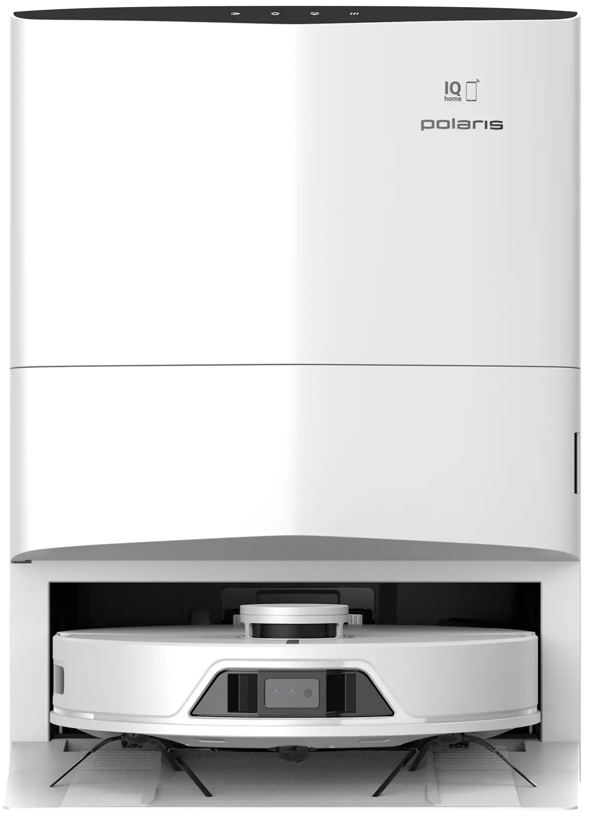 Робот-пылесос Polaris PVCRAC 7750 WIFI IQ Home, влажная и сухая уборка, белый