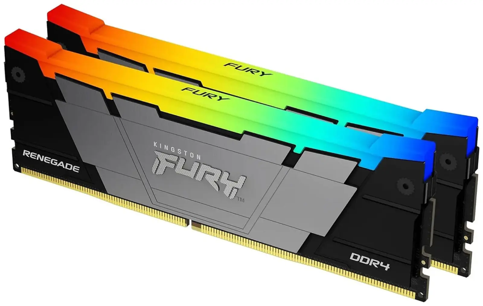 Оперативная память Kingston DDR4 32GB (2x16GB) 3200Mhz FURY Renegade RGB Black (KF432C16RB12AK2/32)
