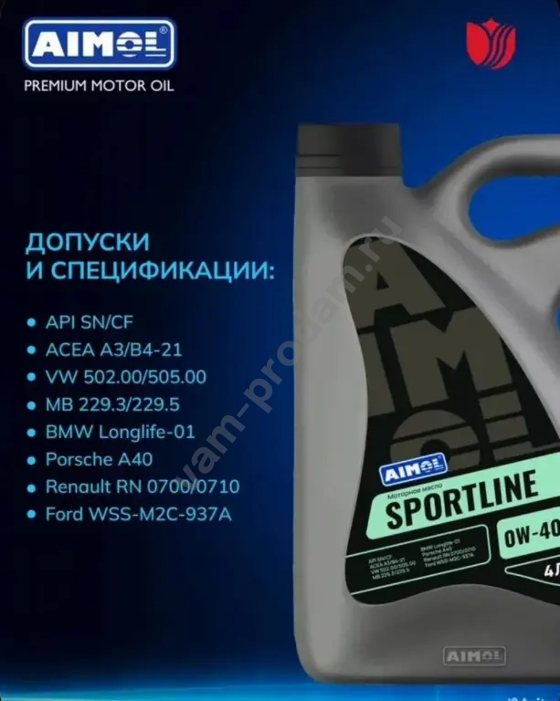 Моторное масло Aimol Sportline 0W-40