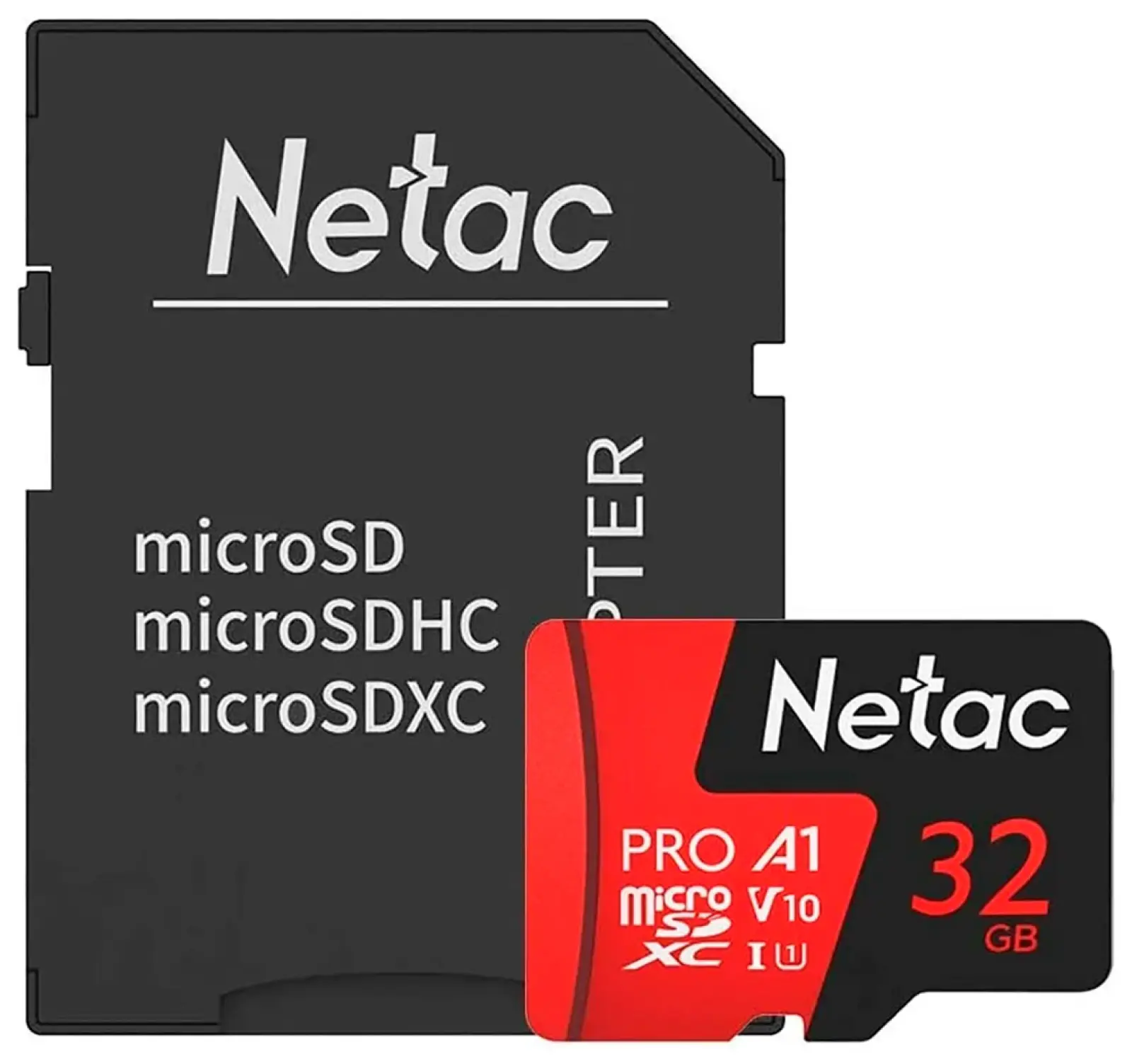 Карта памяти microSD Netac P500 PRO, 32 GB + адаптер (NT02P500PRO-032G-R)