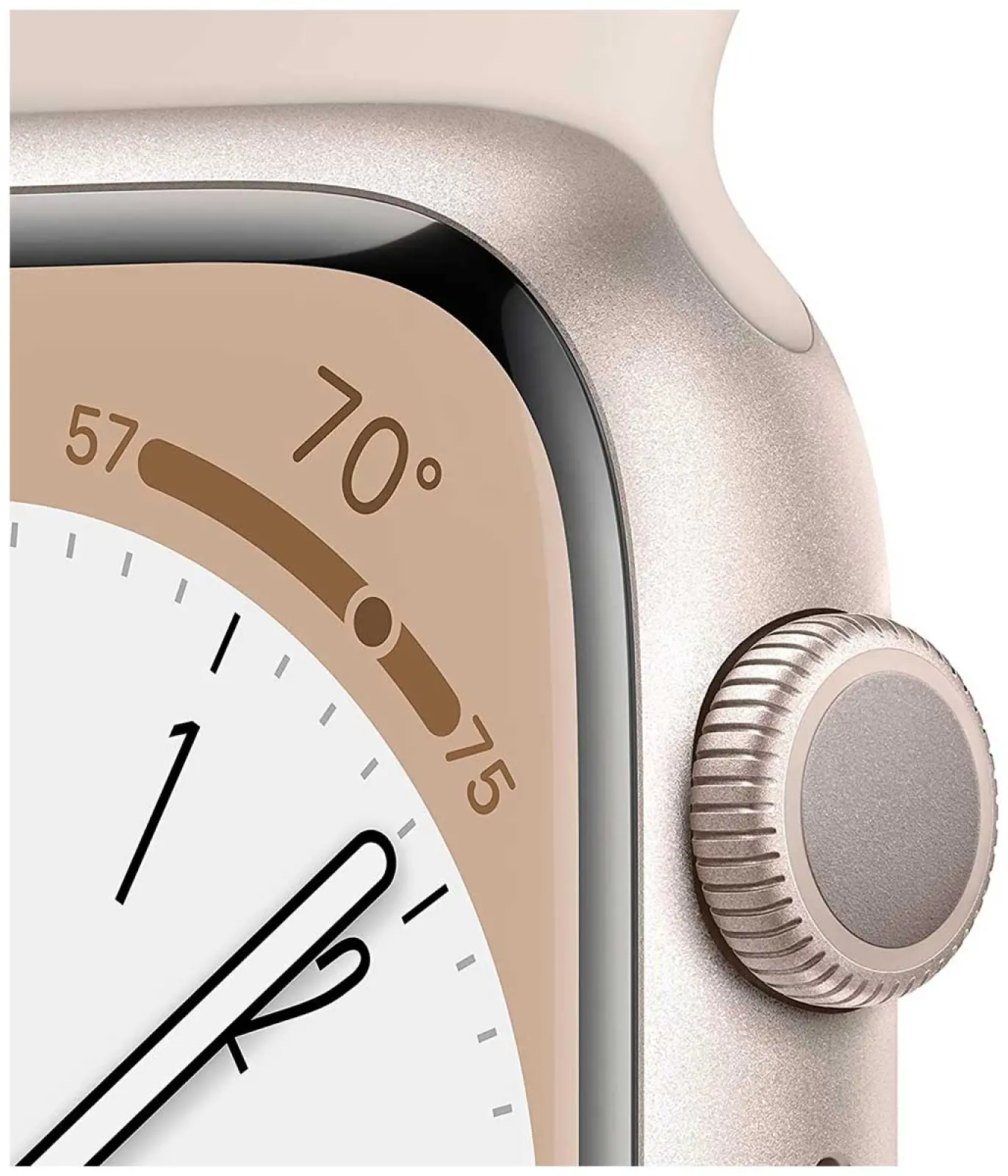 Смарт-часы Apple Смарт-часы Apple Watch Series 8 GPS 45mm Starlight Aluminium Case Starlight Sport Band MNUQ3LL/A