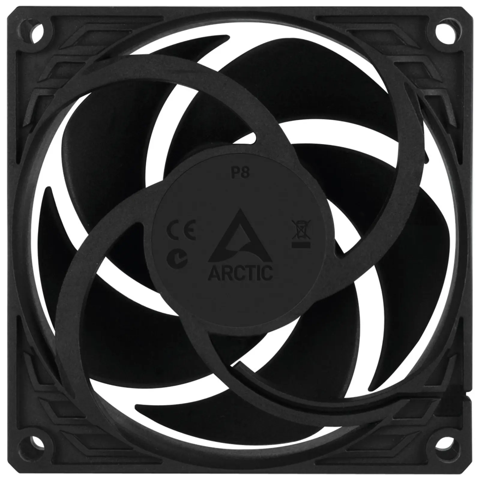 Вентилятор для корпуса Arctic P8 Black/Black 5x80mm (ACFAN00153A)