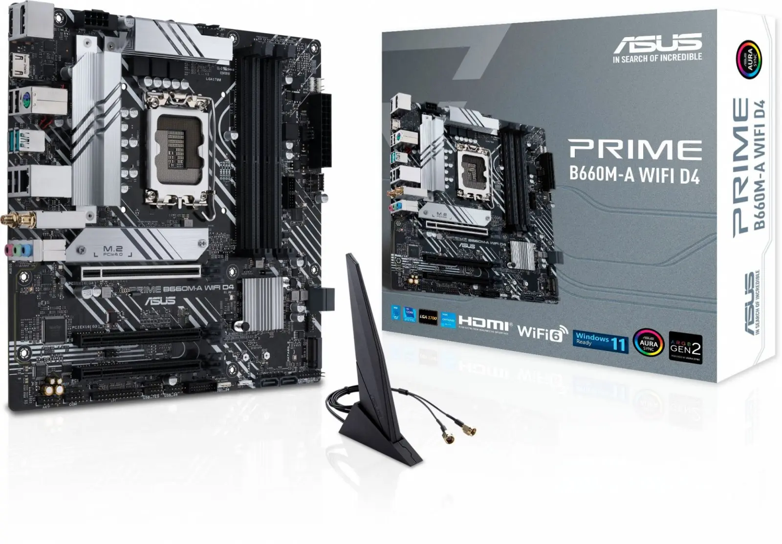 Материнская плата Asus PRIME B660M-A WIFI D4 (LGA1700, mATX)