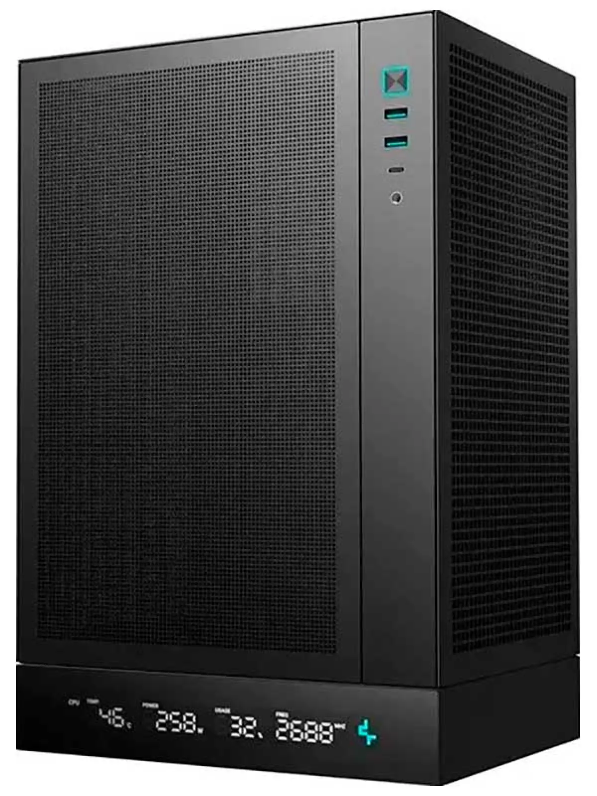 Компьютерный корпус Deepcool CH170 DIGITAL (R-CH170-BKNPI0D-G-1) Black