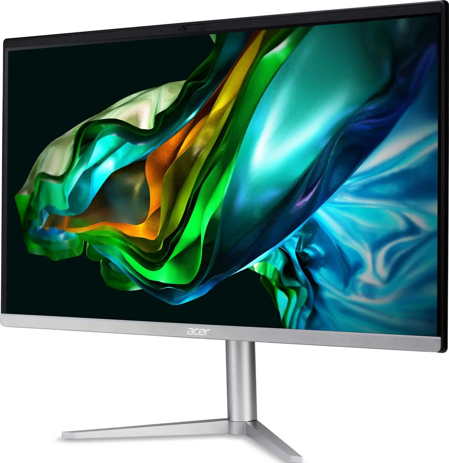Моноблок Acer Aspire C24-1300 23.8, Full HD, Ryzen 3 7320U (2.4), 8Gb, SSD512Gb, RGr, CR, Eshell, GbitEth, WiFi, BT, 65W, клавиатура, мышь, Cam, черный, 1920x1080