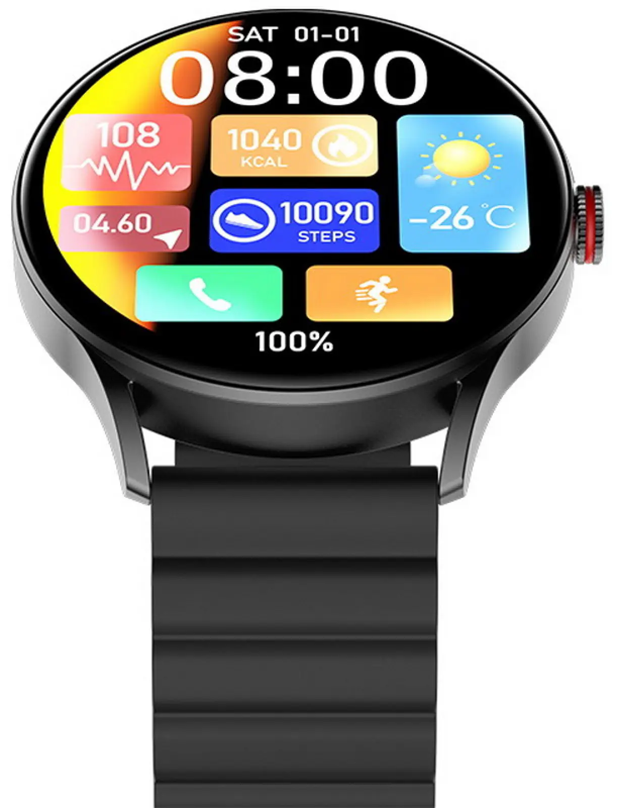 Умные часы iMIKI TG1 Silicone and Magnetic Black