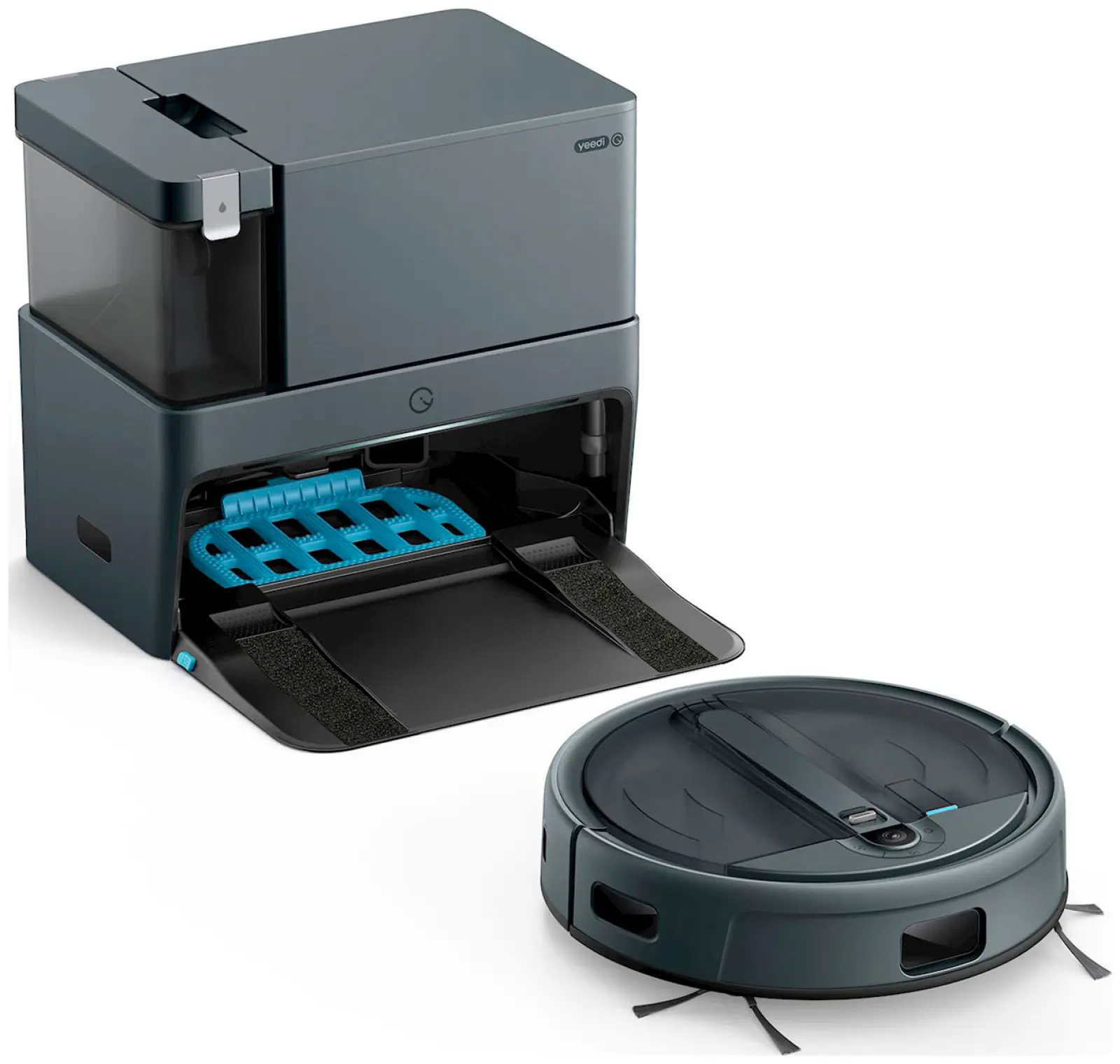 Робот-пылесос Yeedi YDAX11, Robot Vacuum and Mop, в комплекте с зарядной станцией с функцией автоматической выгрузки мусора (станция OMNI) модели CH2251