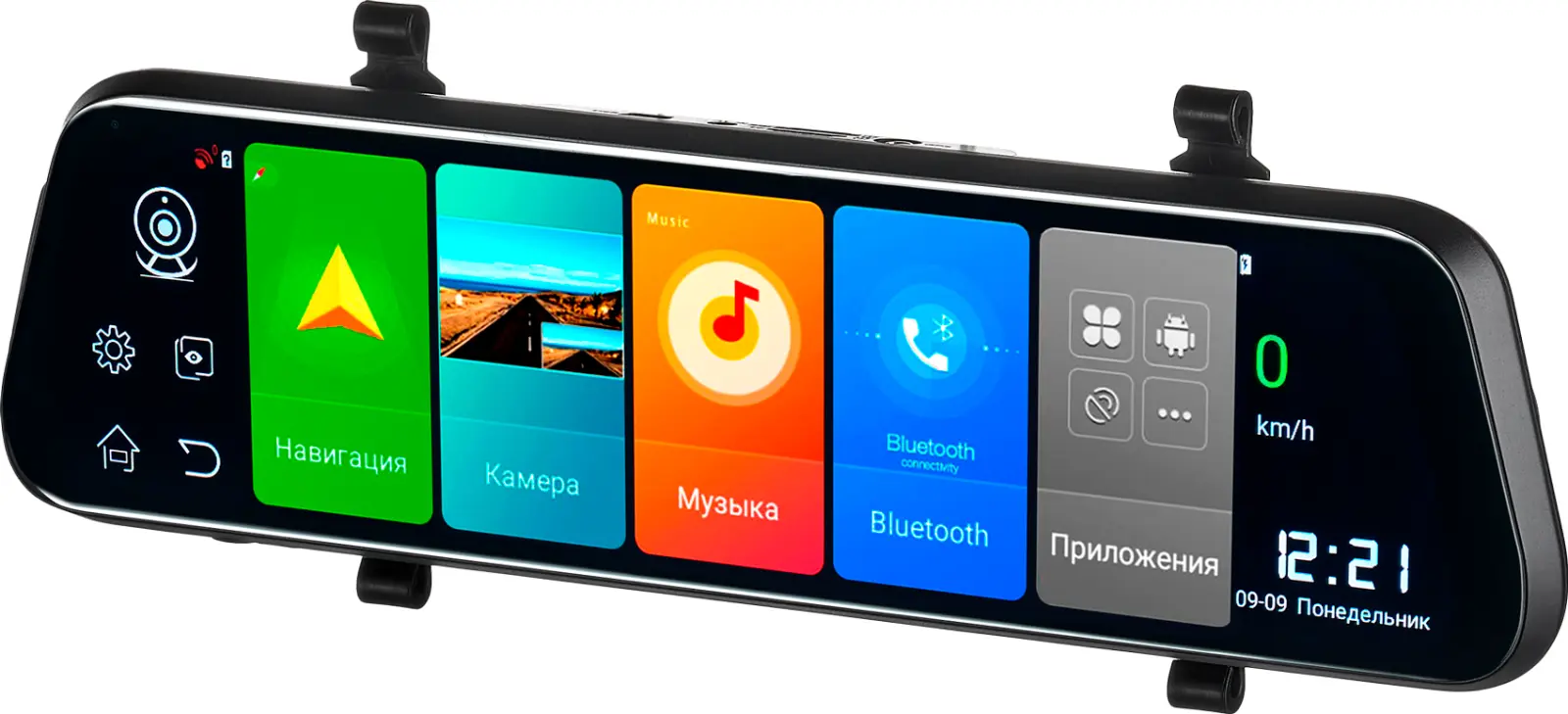 Видеорегистратор COMBO-ЗЕРКАЛО Artway MD-175 11 в 1, Android, автопланшет