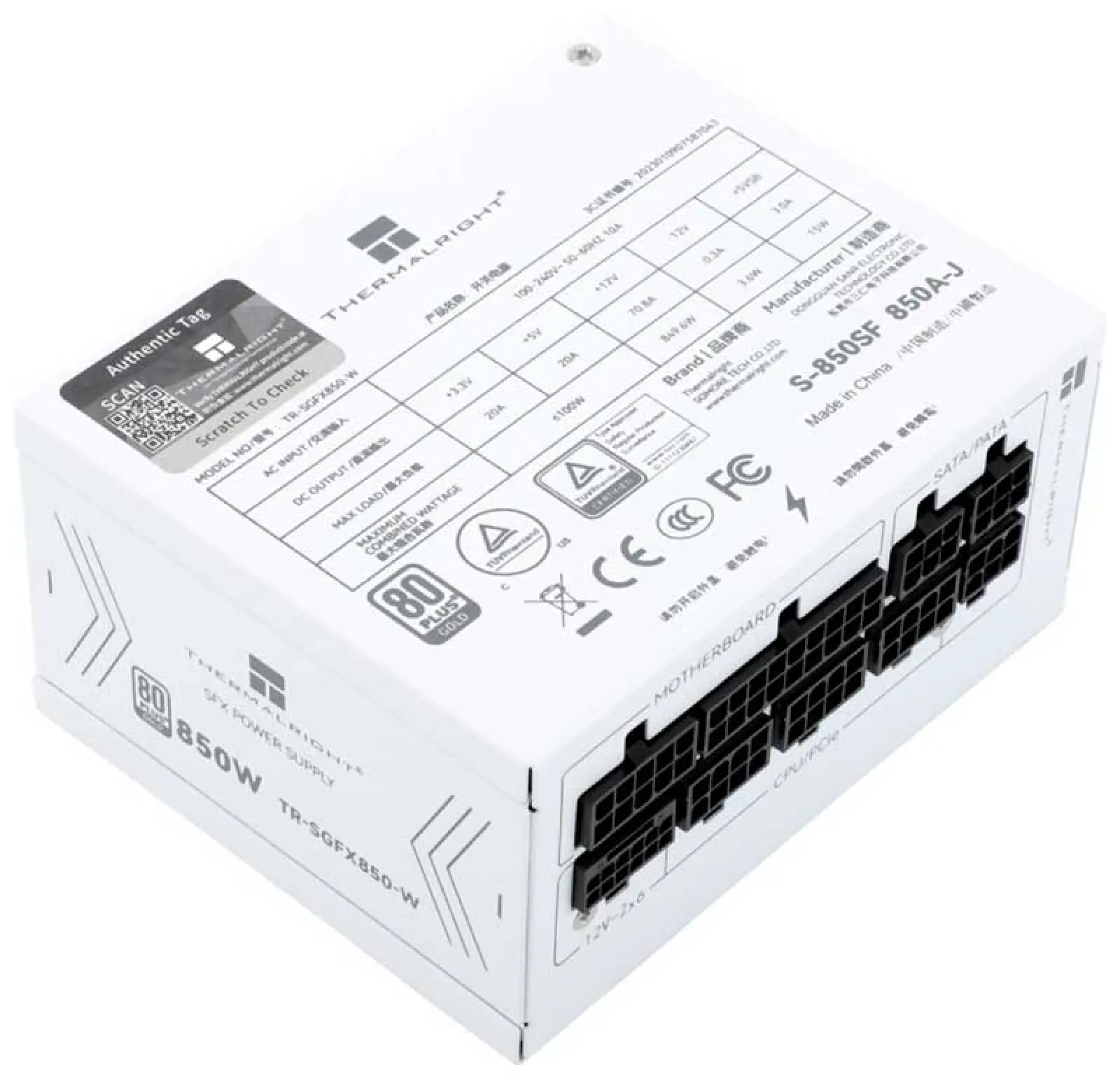 Блок питания Thermalright 850W Gold SFX 3.1 White (TR-SGFX 850W)