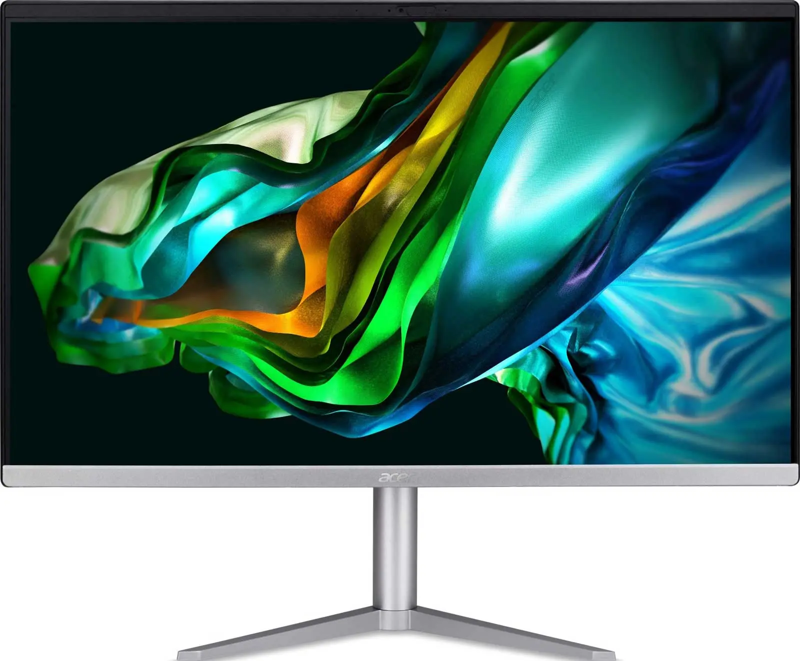Моноблок Acer Aspire C24-1300 23.8, Full HD, Ryzen 3 7320U (2.4), 8Gb, SSD512Gb, RGr, CR, Eshell, GbitEth, WiFi, BT, 65W, клавиатура, мышь, Cam, черный, 1920x1080