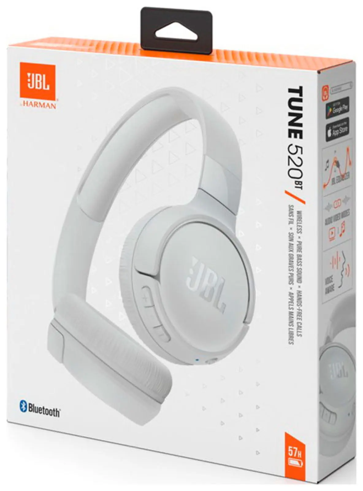 Беспроводные наушники JBL T520BT white