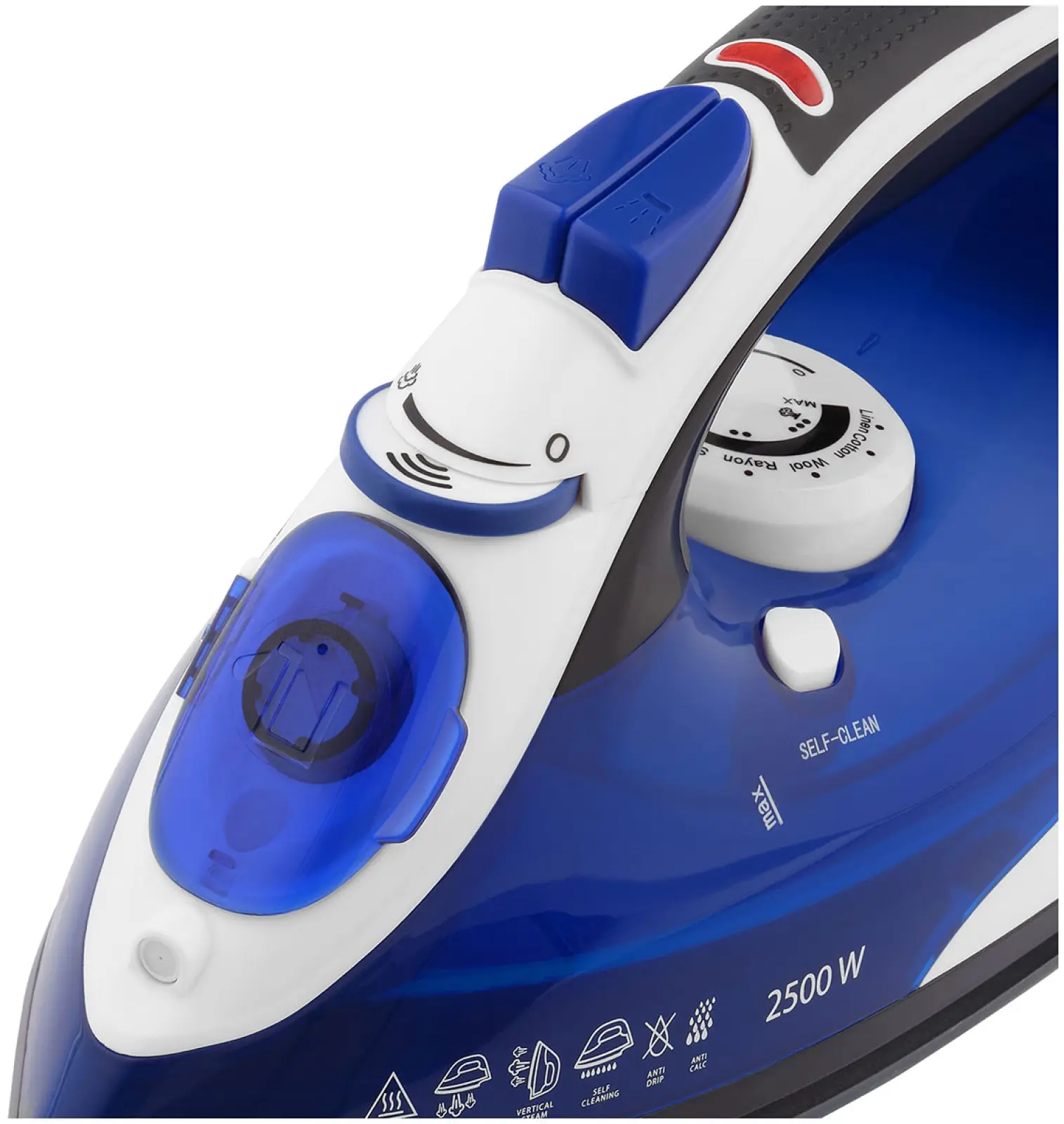 Утюг Vitek VT-8337 2500Вт синий/белый/серый