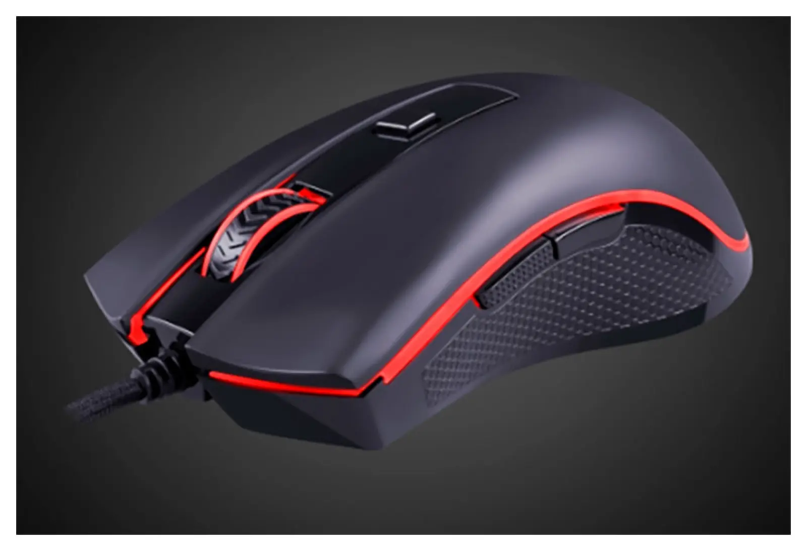 Проводная игровая мышь Redragon Cypher, черный, RGB, 6кнопок, 12800dpi