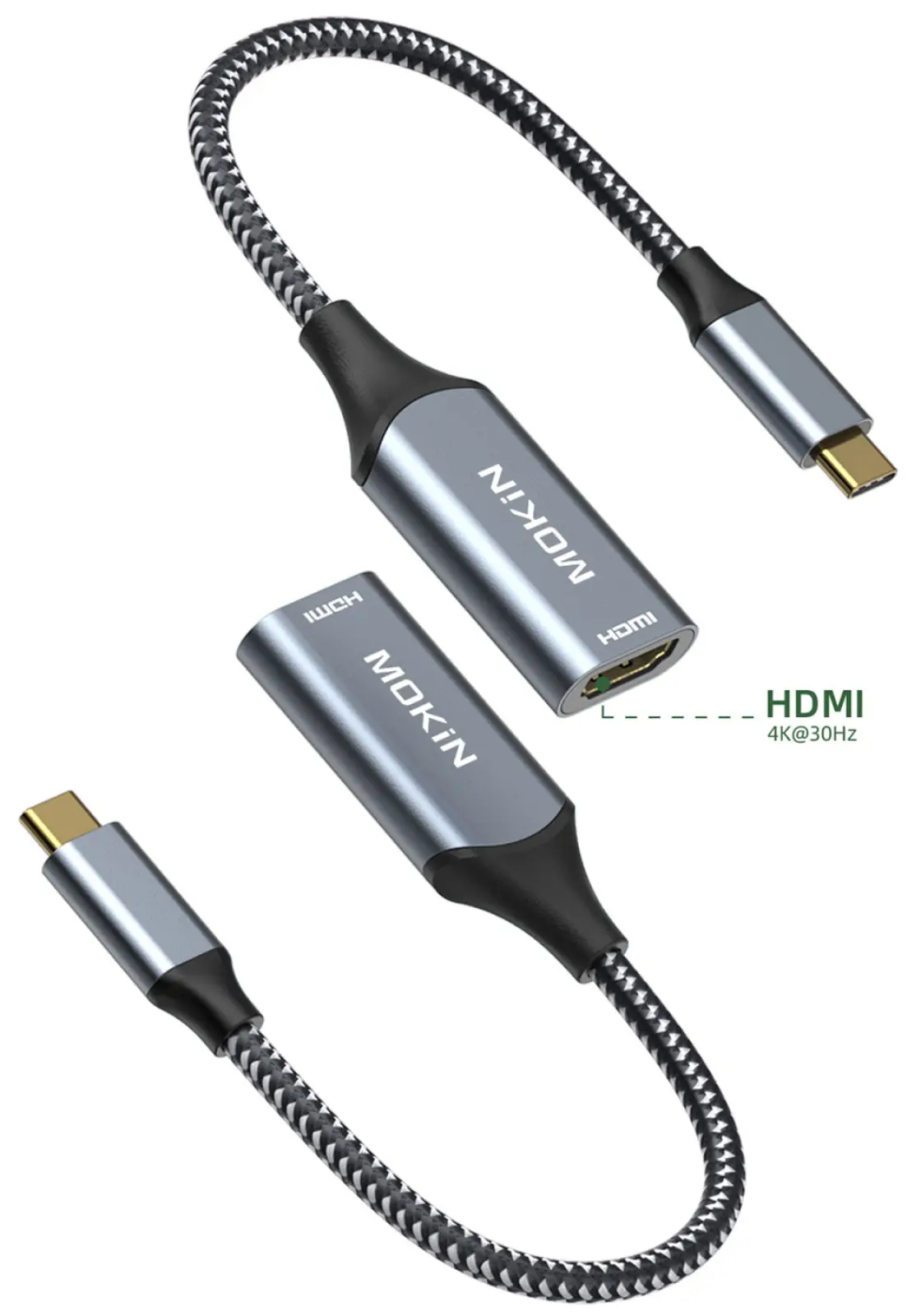 Сетевой переходник Mokin MOUC2602 HDMI to Type C