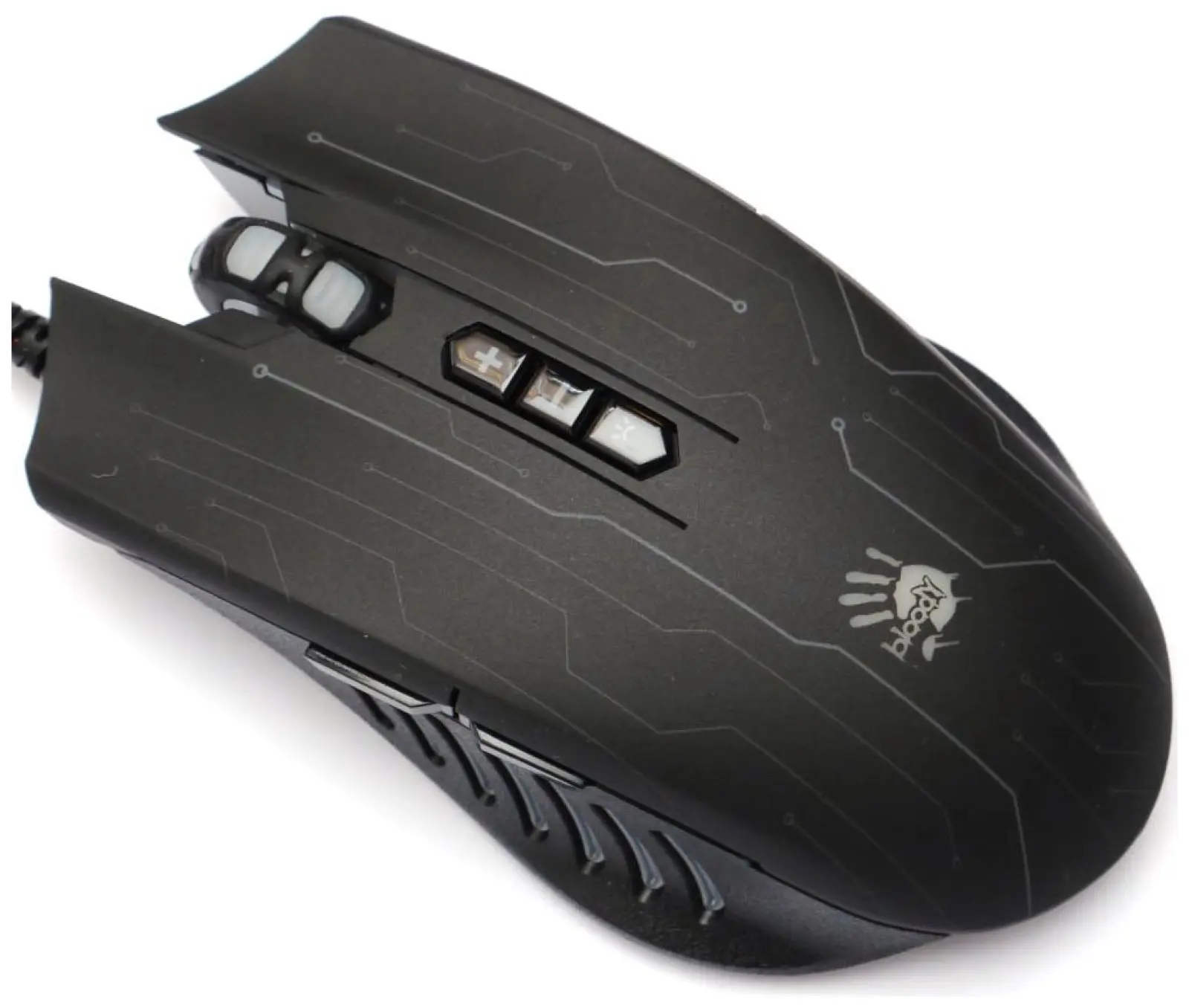 Мышь игровая проводная A4Tech Bloody Q82 черный/рисунок