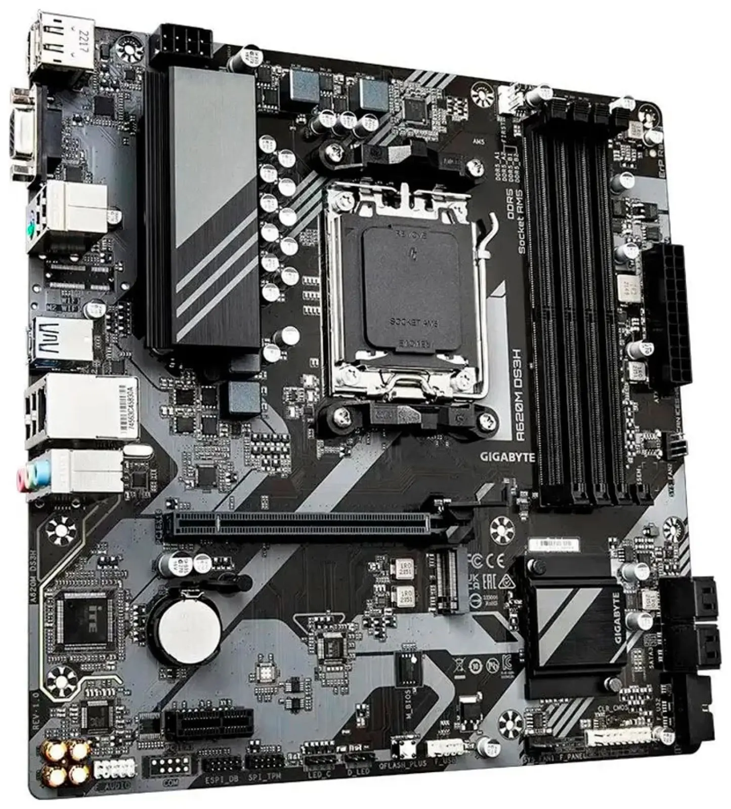 Материнская плата Gigabyte A620M DS3H (AM5, mATX)