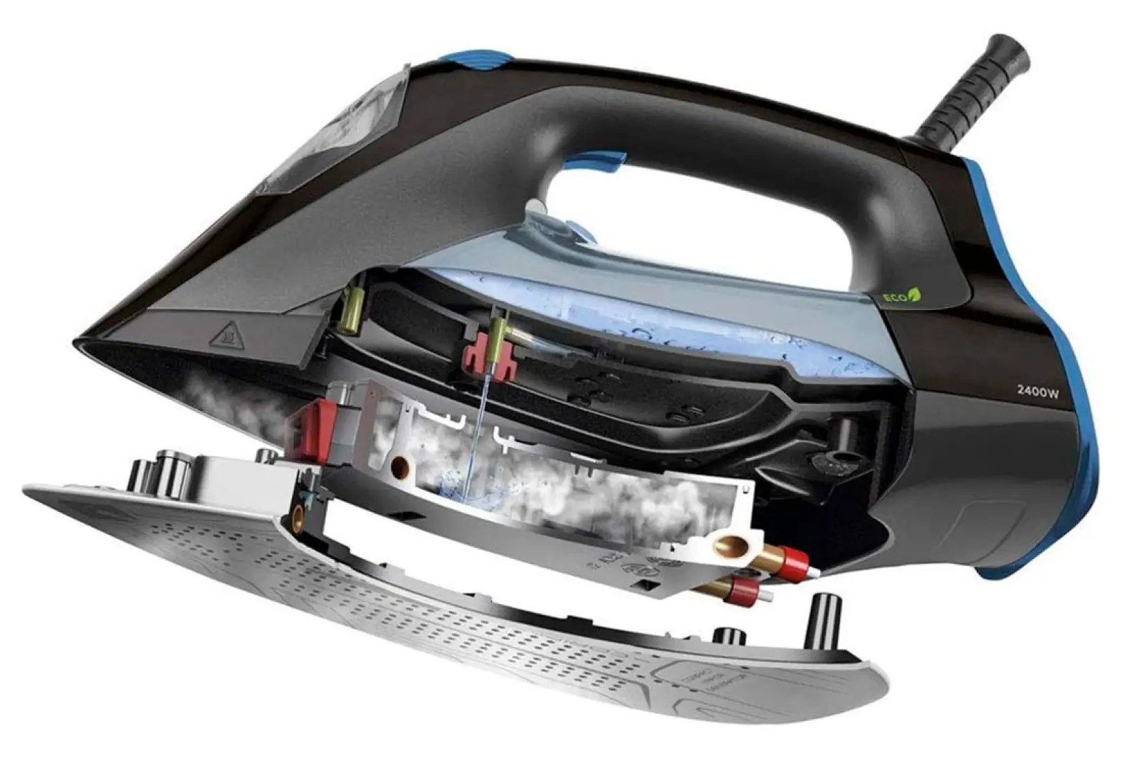 Утюг Black+Decker BXIR2401E, керамическая подошва, вертикальная глажка