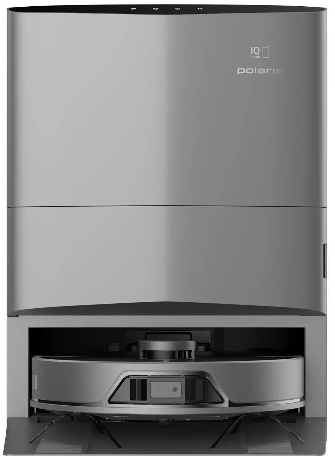 Робот-пылесос Polaris PVCRAC 7750 WIFI IQ Home, станция самоочистки, графитовый
