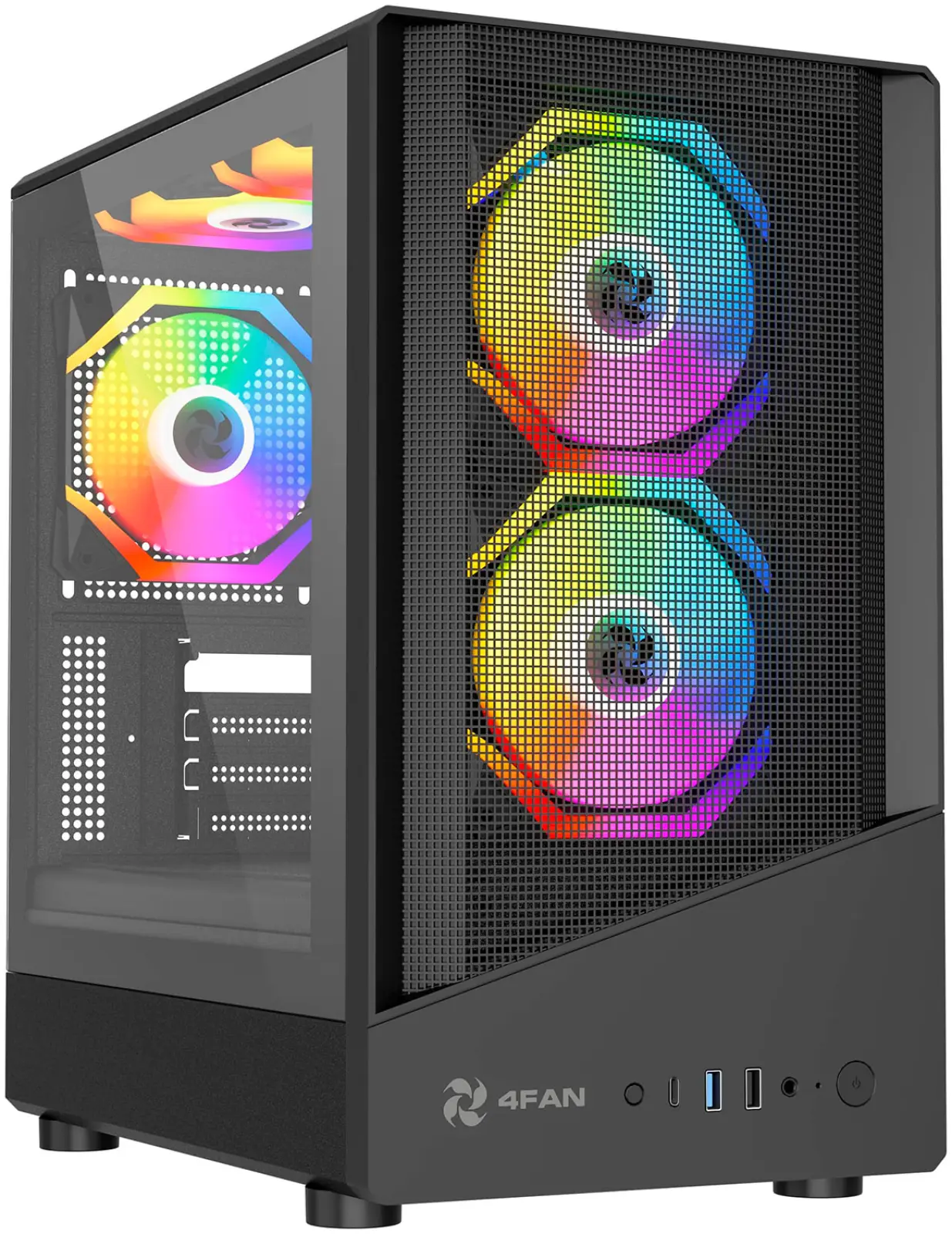 Компьютерный корпус 4FAN Indigon Black