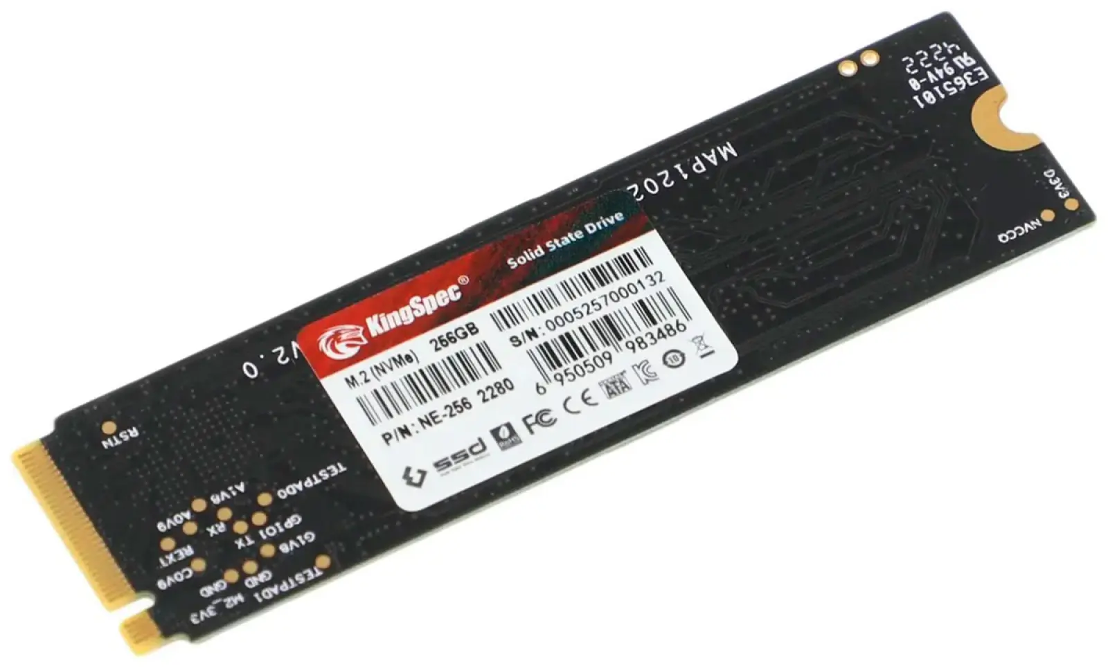 SSD накопитель Kingspec M.2 NE 256 Гб PCIe (NE-256)