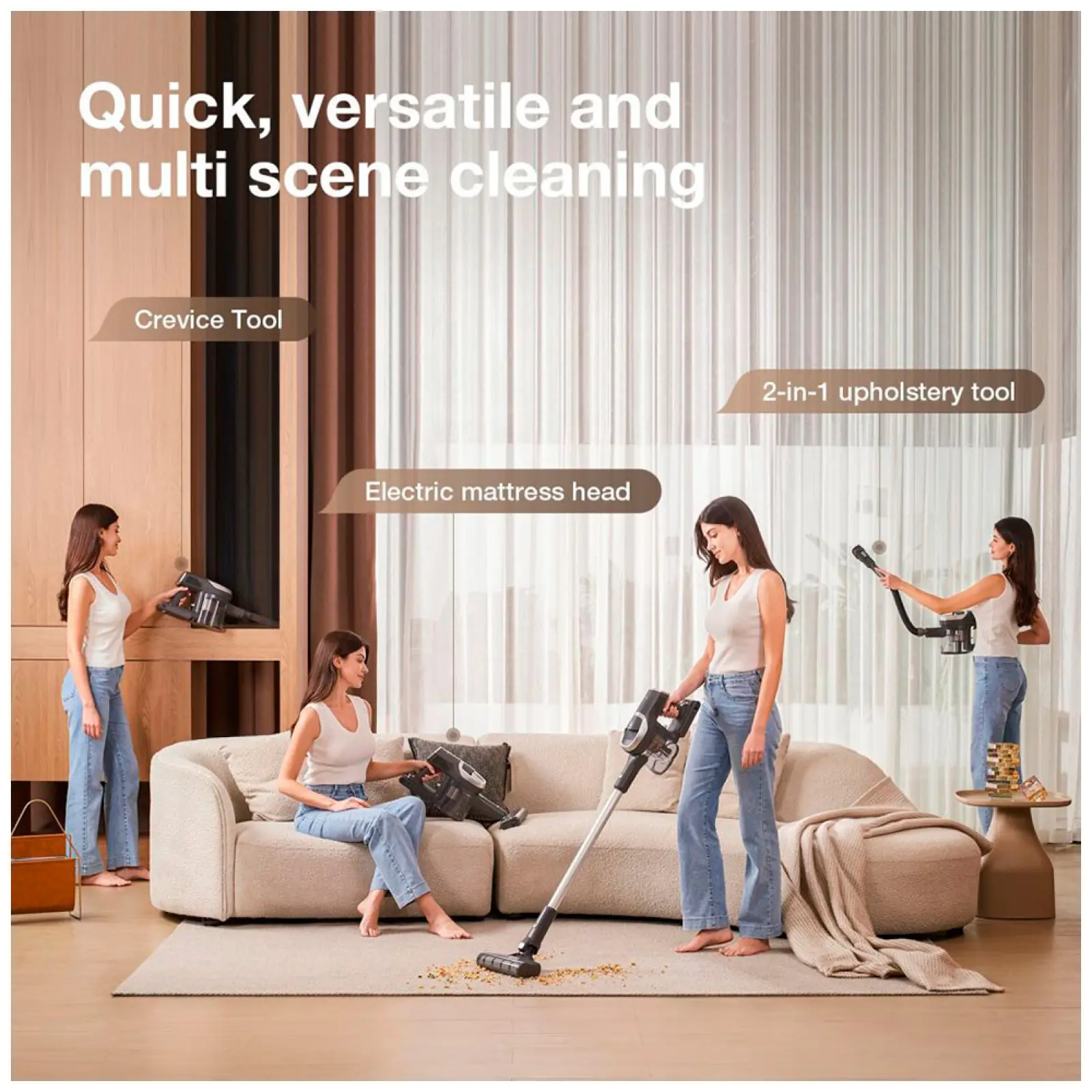 Пылесос вертикальный Jimmy Cordless Vacuum Cleaner JV83 Pro Black+Grey