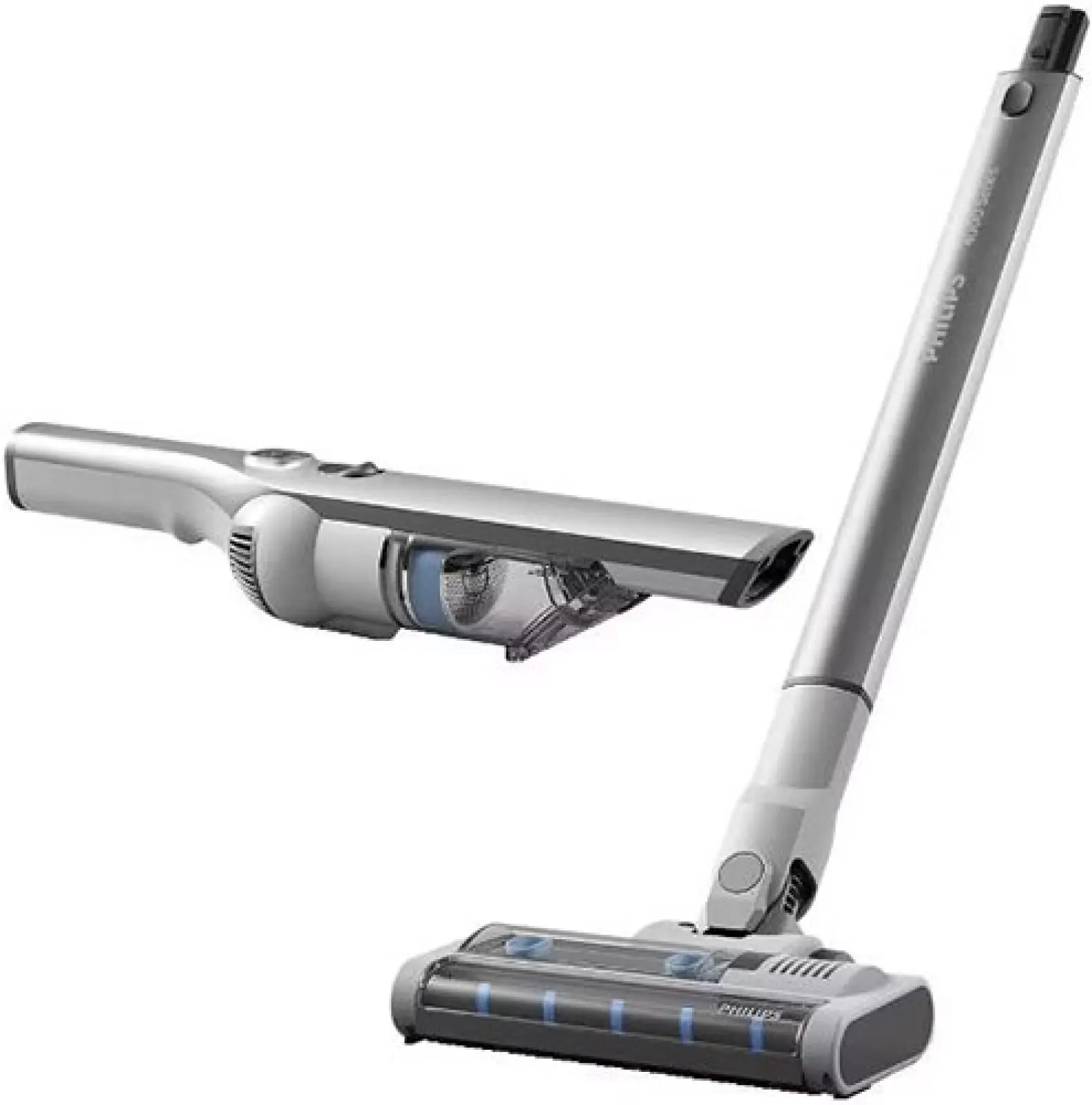 Пылесос вертикальный Philips XC4201/01, серебристый