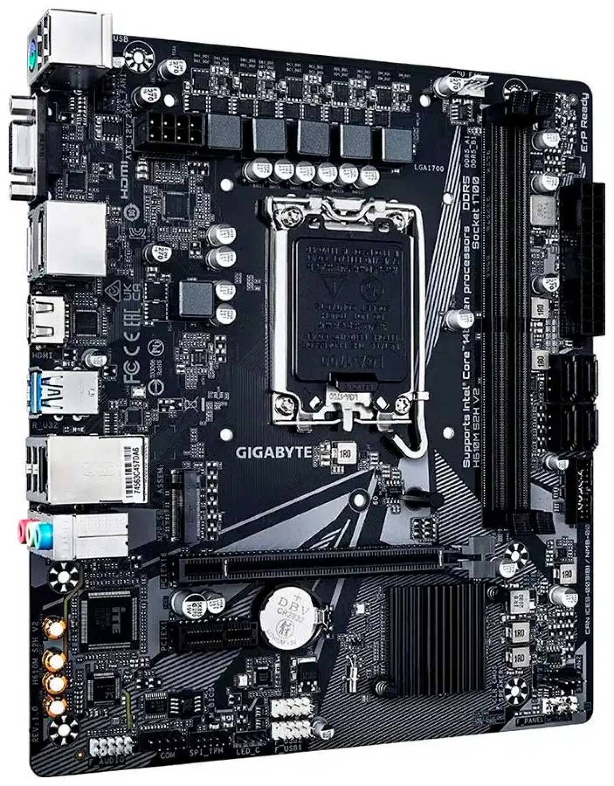 Материнская плата Gigabyte H610M S2H V2 (LGA1700 mATX)