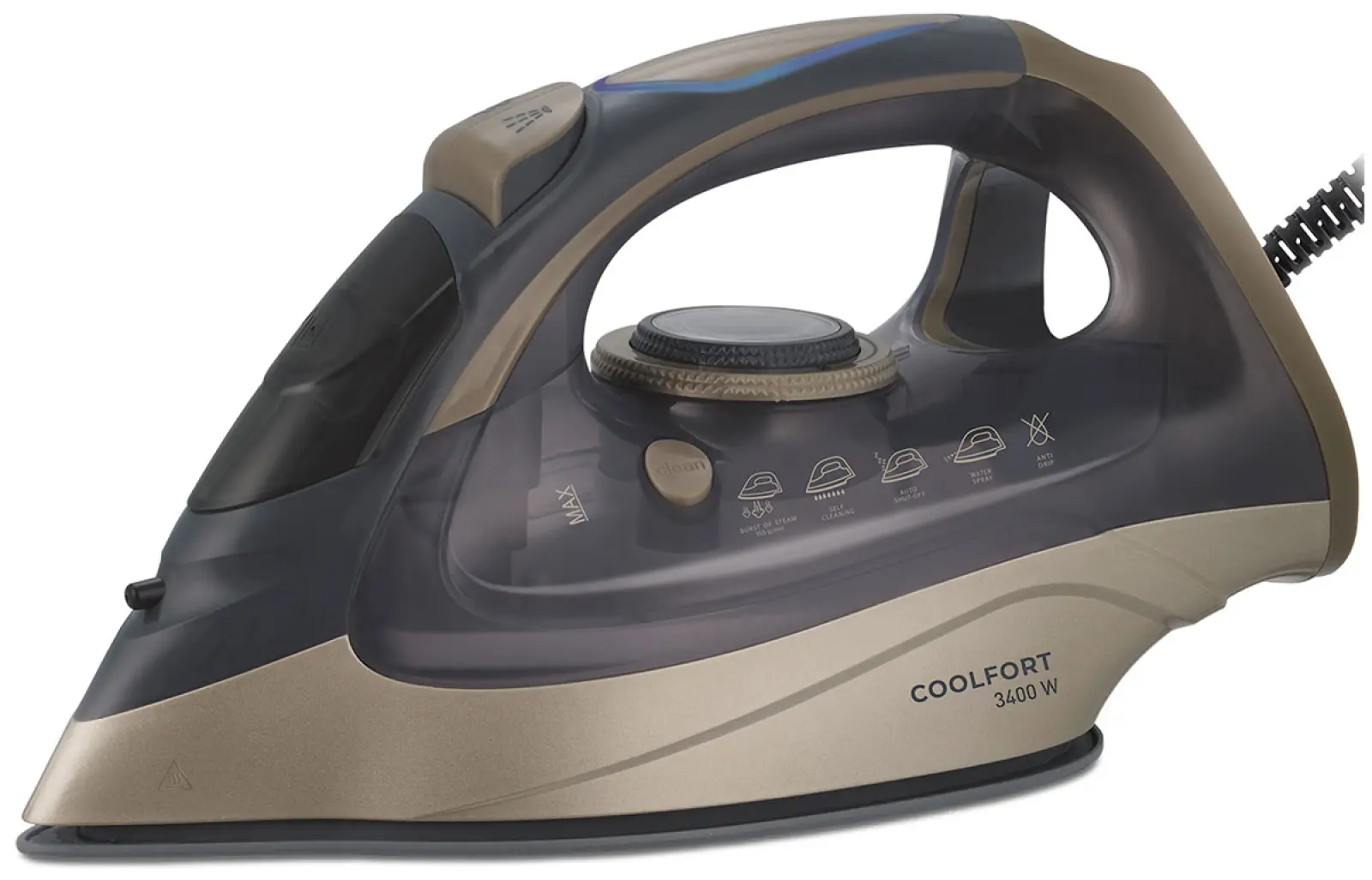 Утюг Coolfort CF-3410, сиреневый/золотистый