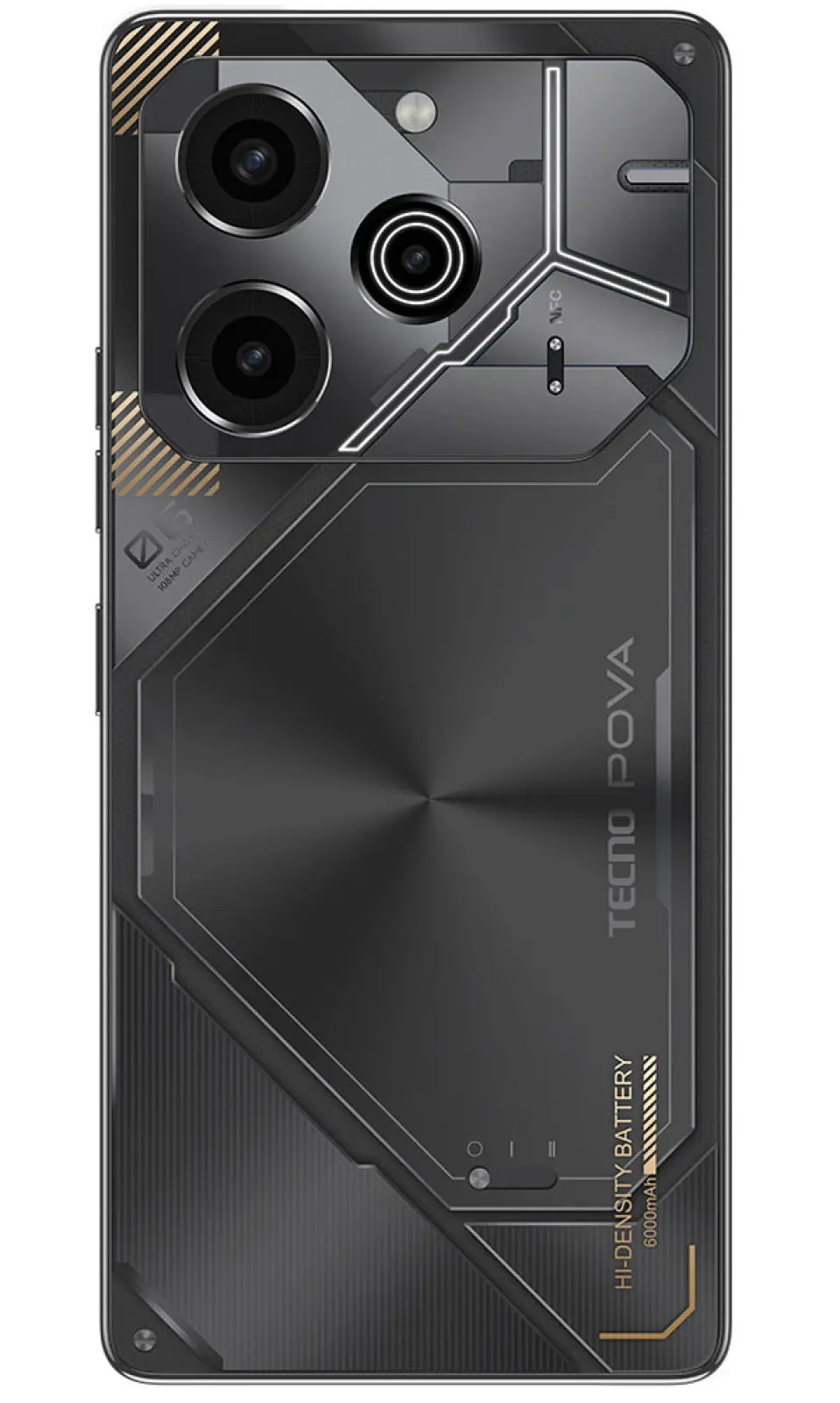 Смартфон Tecno POVA 6 Pro 5G 256+12, 6000 мАч, Meteorite Grey