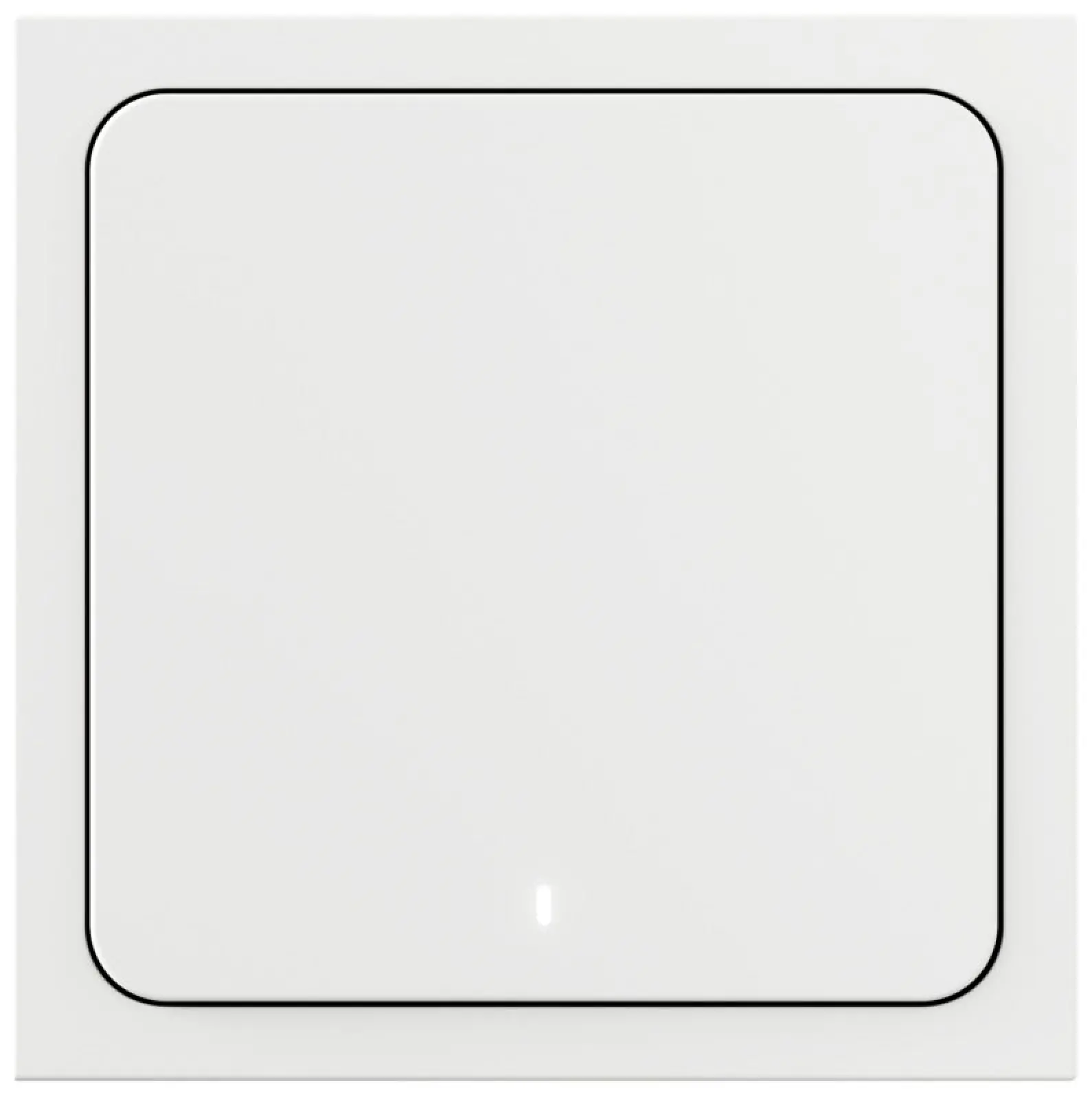 Умный беспроводной выключатель Яндекс YNDX-00534, 1 клавиша, Zigbee, работает c Алисой