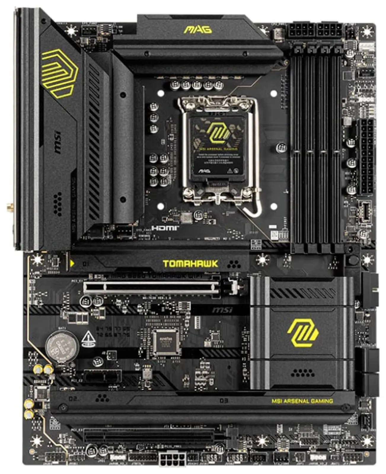 Материнская плата MSI MAG B860 TOMAHAWK WIFI (B860, LGA1851, ATX)