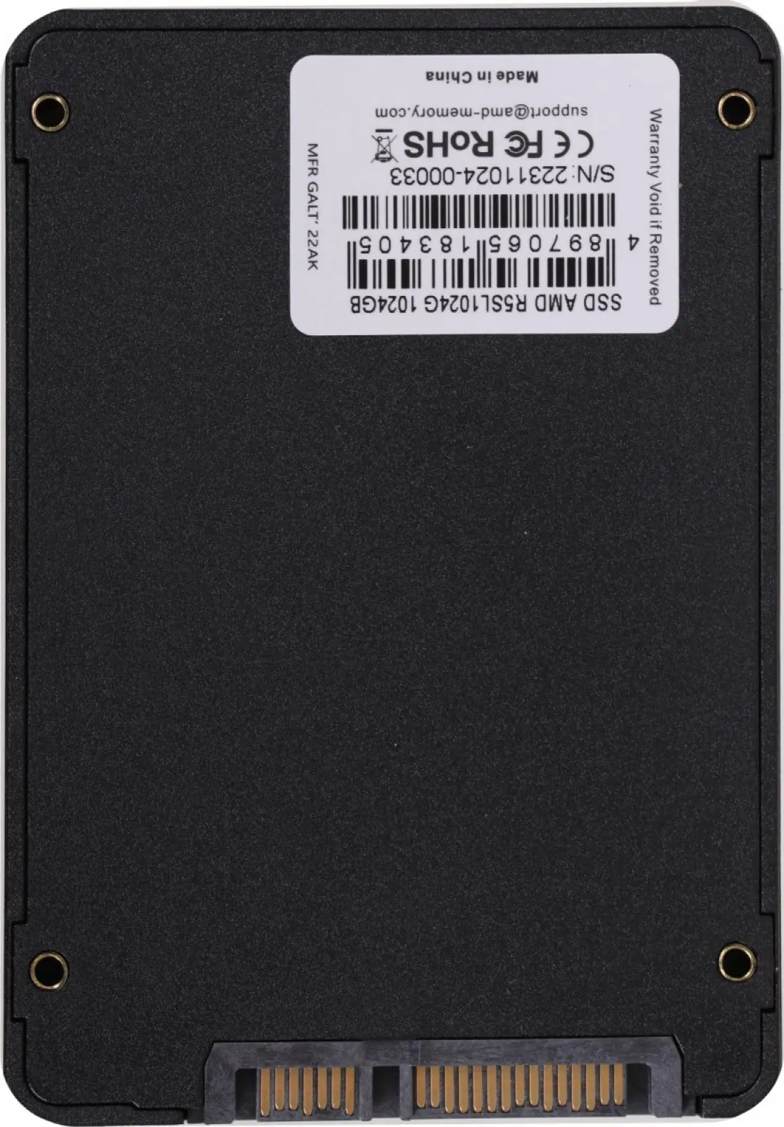 Накопитель SSD AMD Radeon R5 2.5 SATA III 1TB (R5SL1024G)