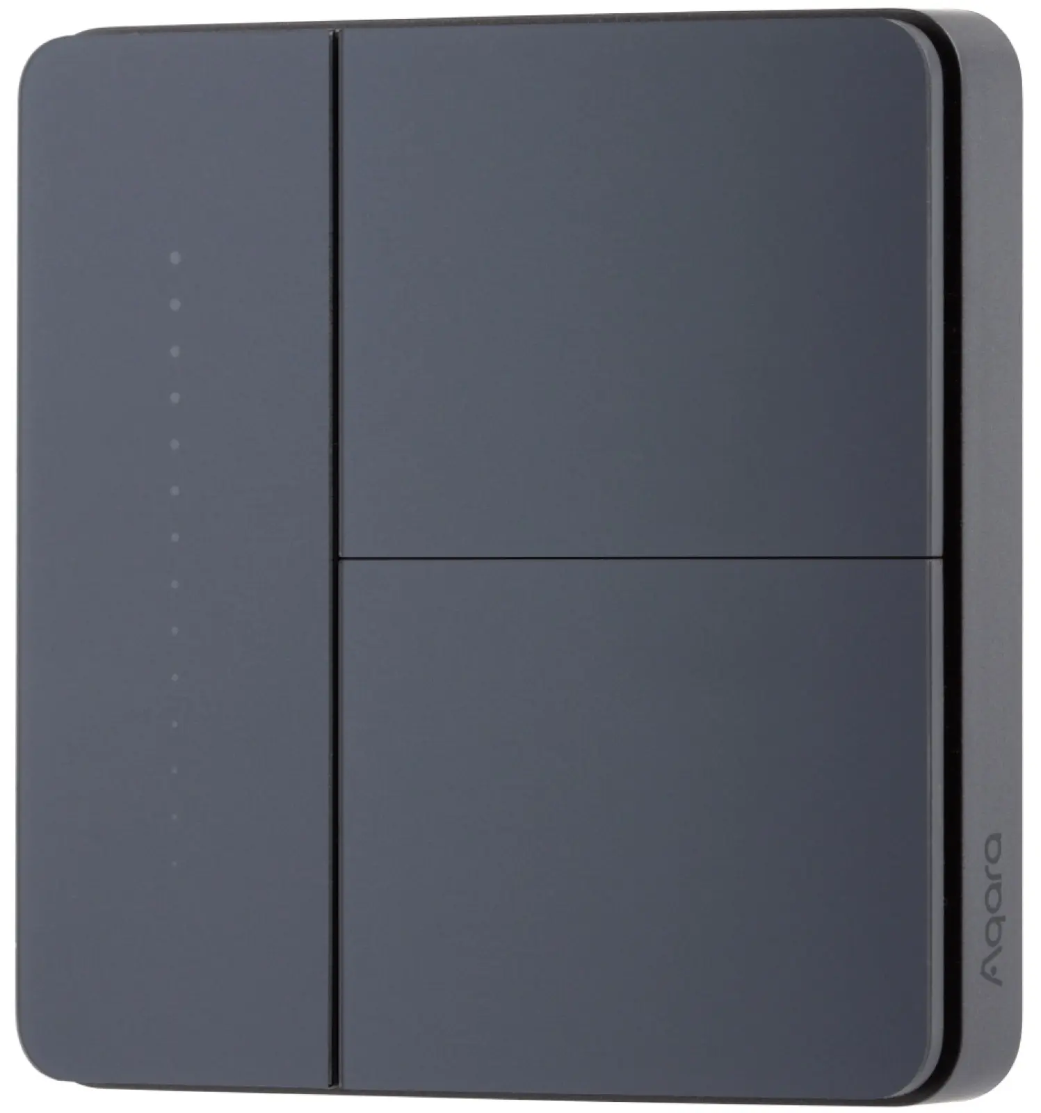 Умный выключатель Aqara Z1 Pro ZNQBKG43LM, 2-х кл., графитовый (ZNQBKG43LM_GR)