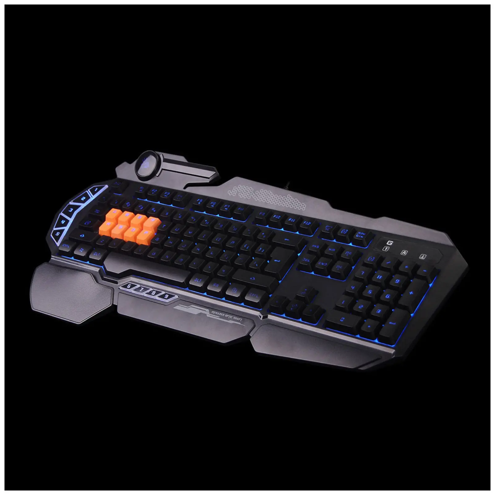 Клавиатура игровая проводная A4Tech Bloody B318 черный