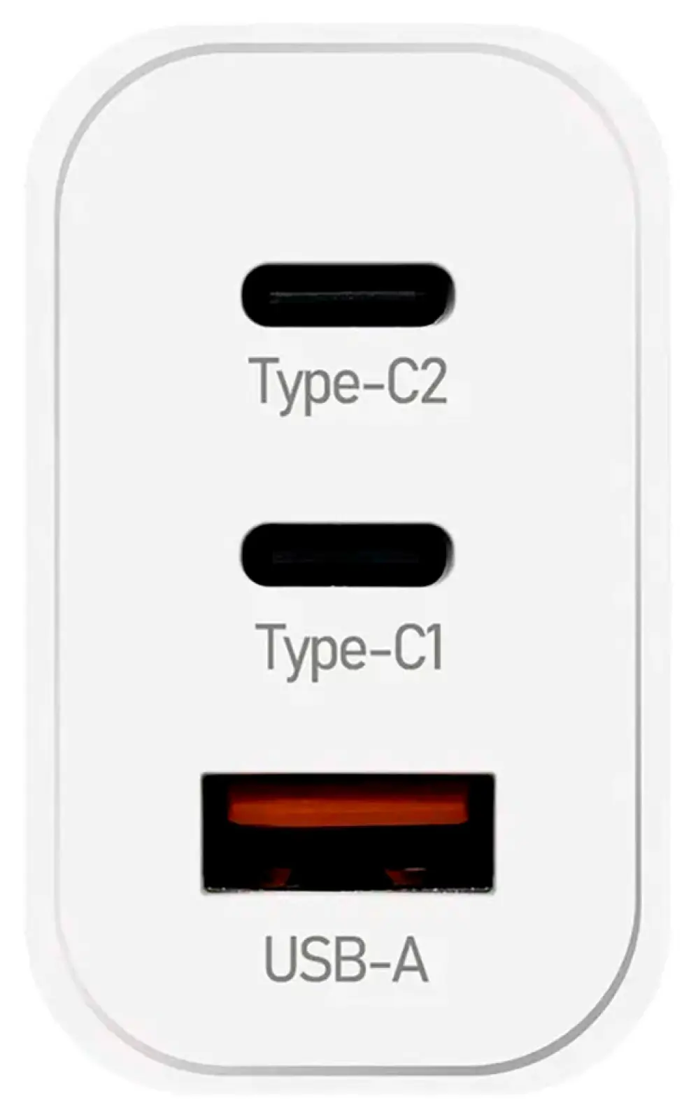 Сетевое зарядное устройство Avalonica AVA GaN, 2 х Type-C + 1 х USB-A, 65 Вт, QC 3.0, PD 3.0, AFC FCP, 3 A (AVA-WCH-010 White), белое