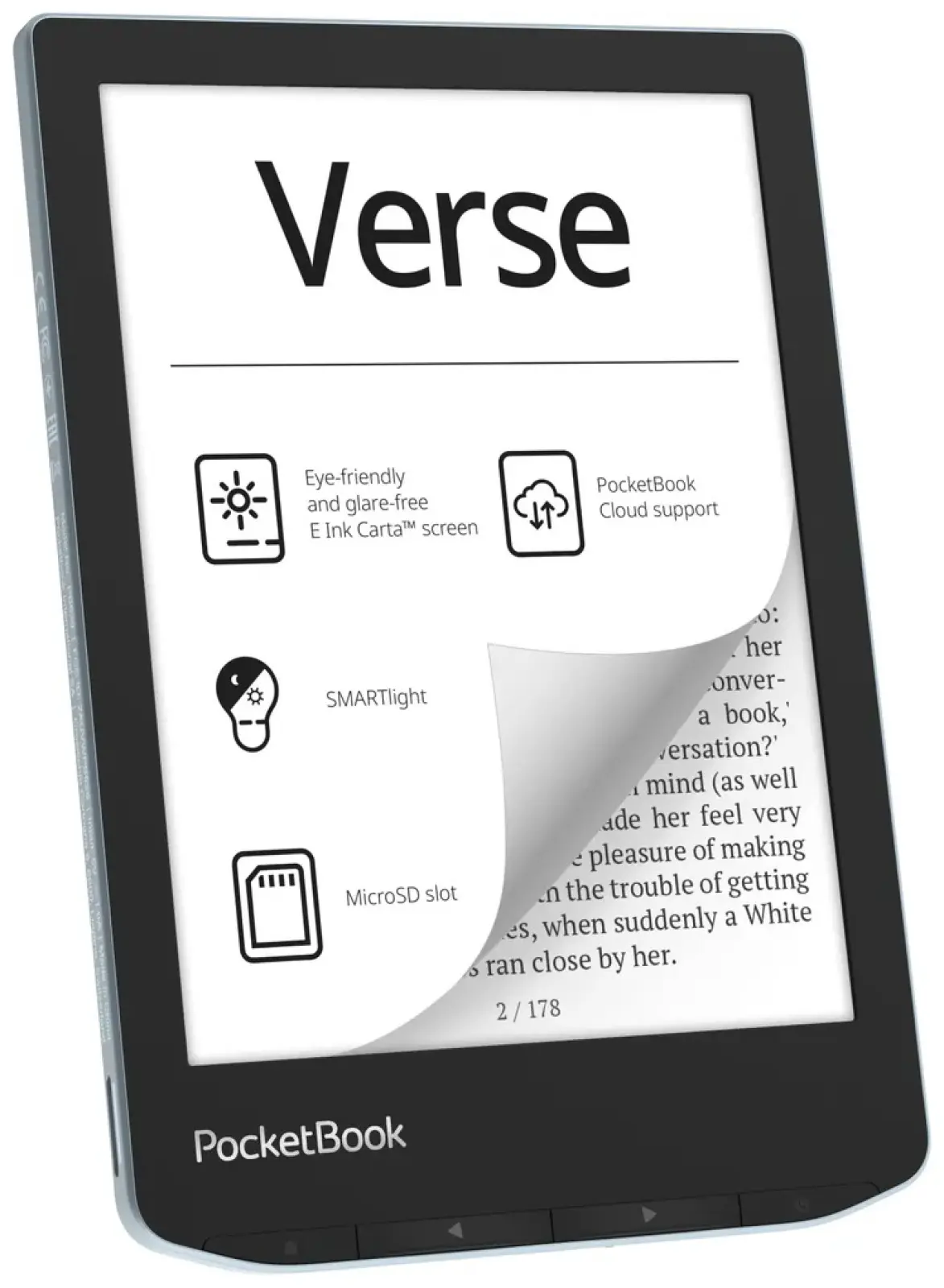 Электронная книга PocketBook 629 (PB629-2-WW) Verse Bright Blue