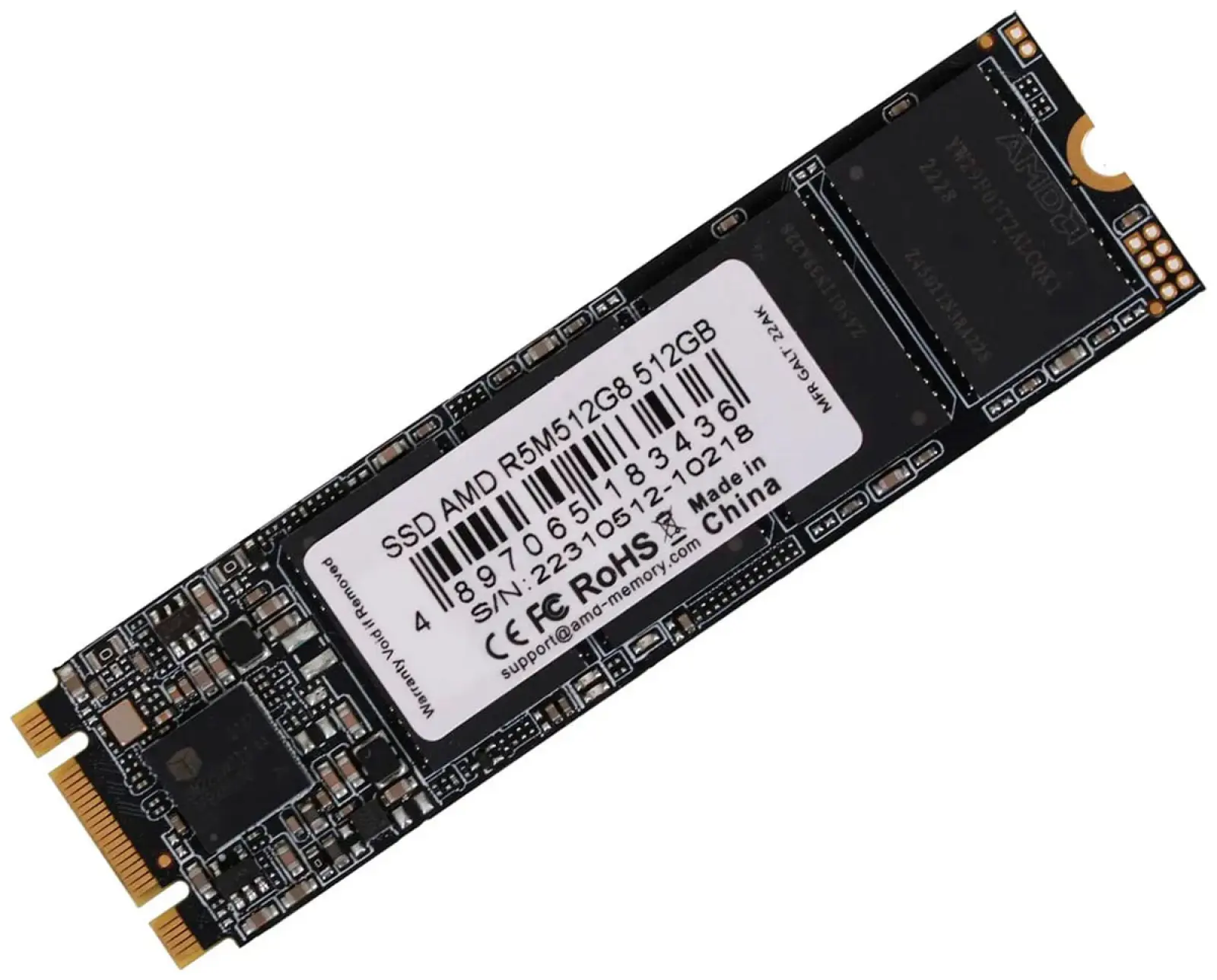 SSD накопитель AMD M.2 Radeon R5 512GB SATA (R5M512G8)