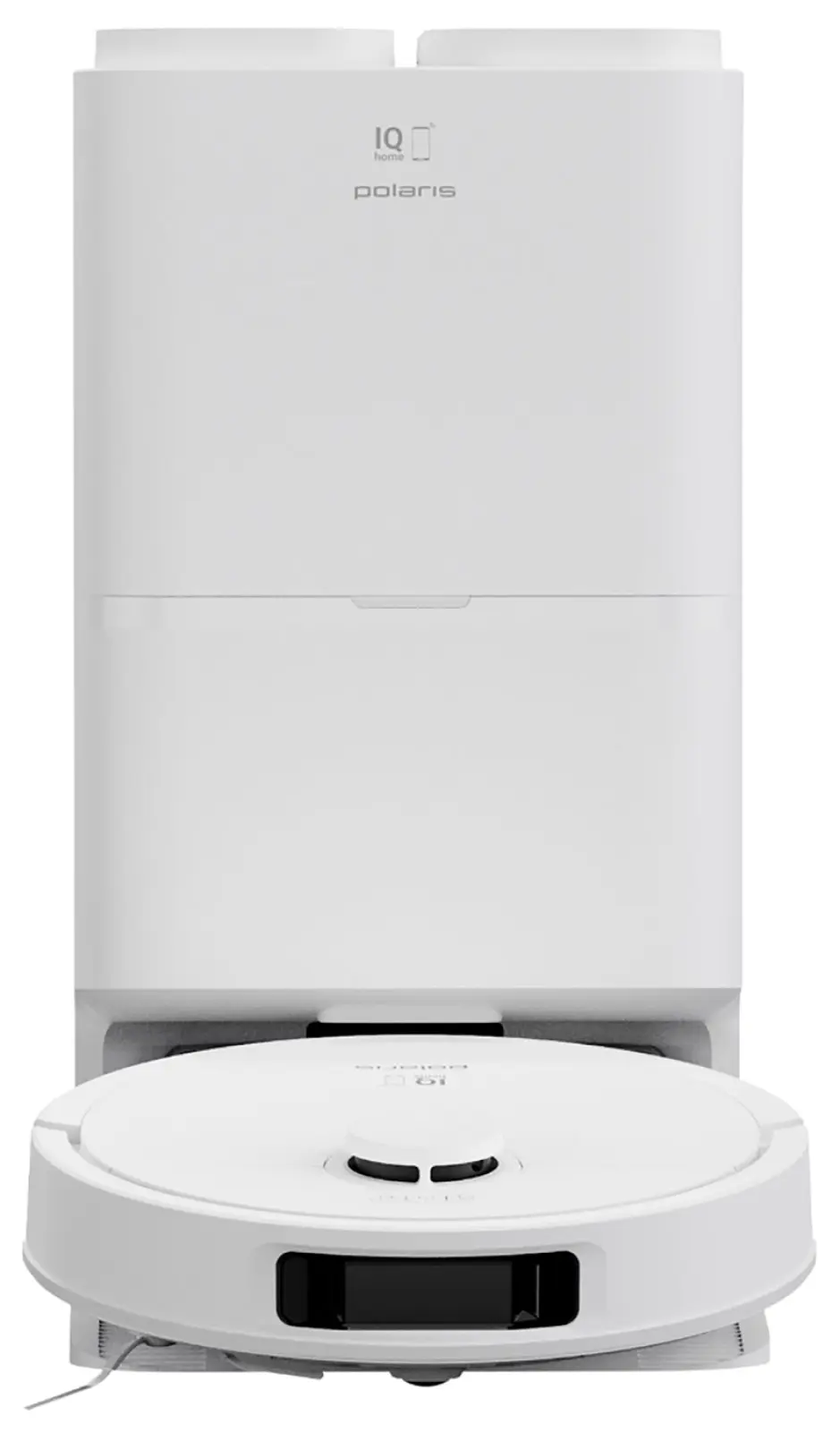 Робот-пылесос Polaris PVCRAC 7790 WIFI IQ Home, ,белый, со станцией самоочистки
